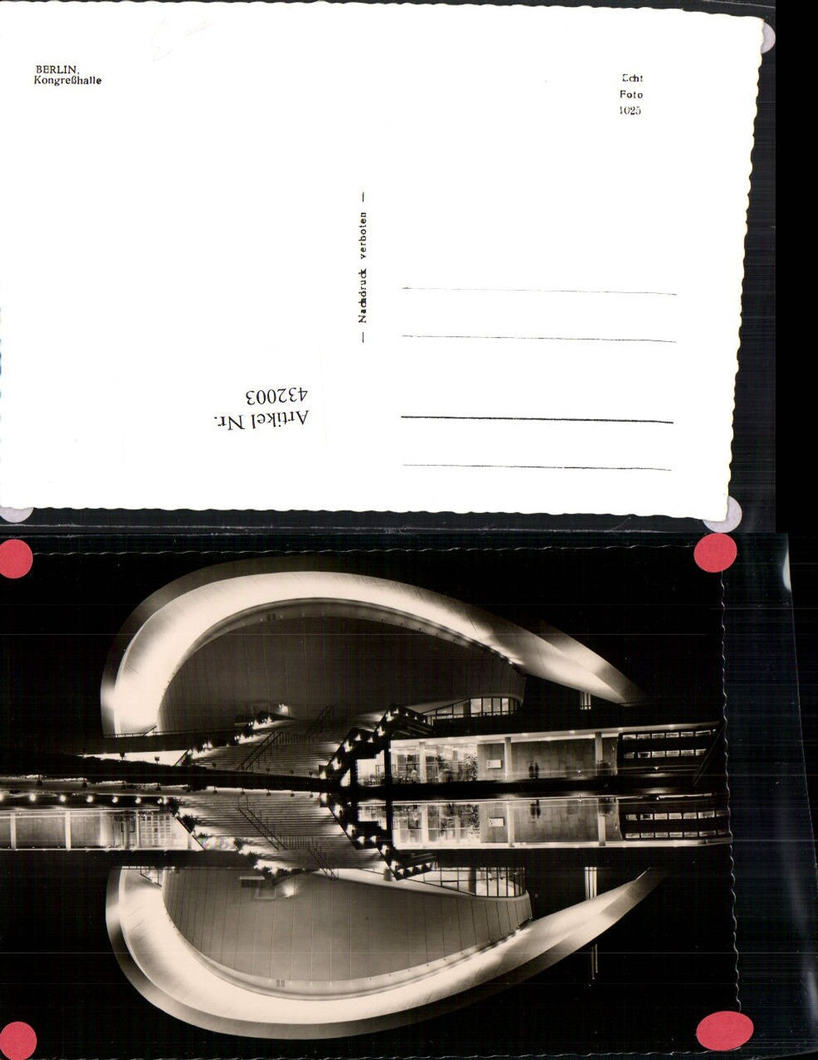 432003,Berlin Kongresshalle b. Nacht Gebäude