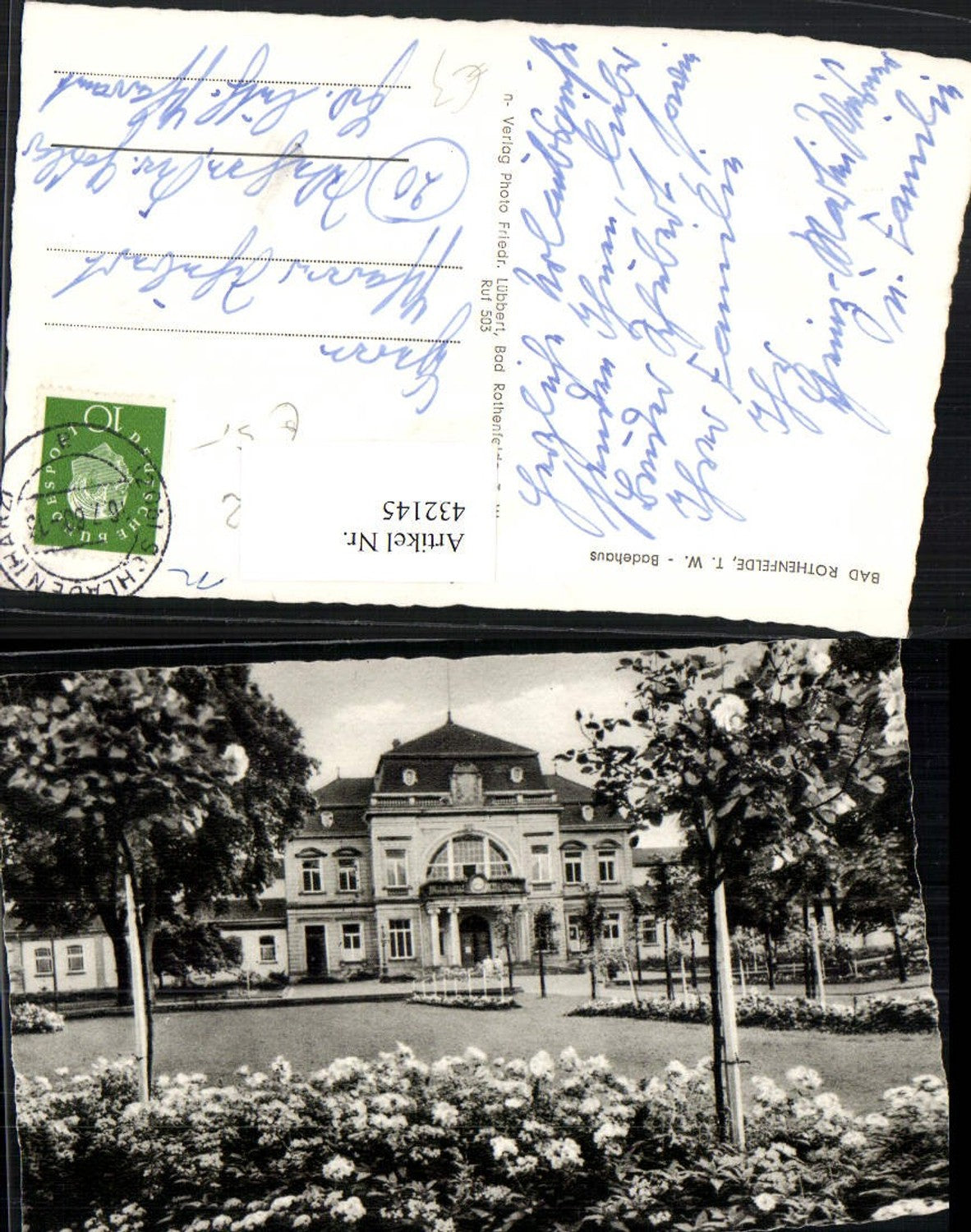 432145,Bad Rothenfelde Badehaus Gebäude