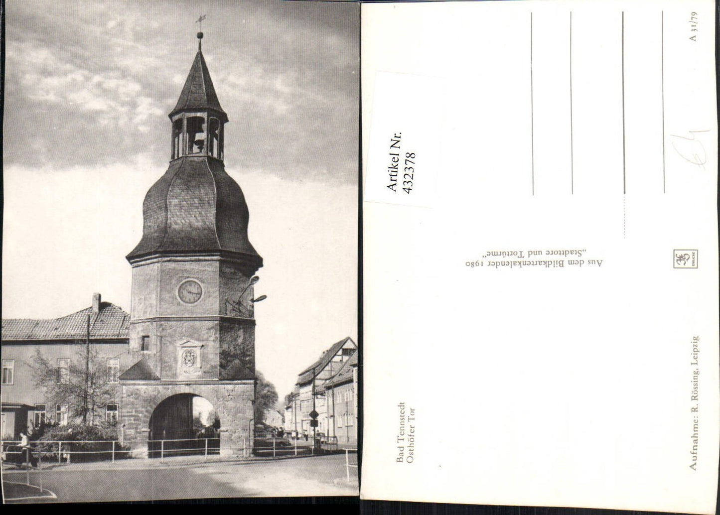432378, Bad Tennstedt Osthöfer Tor Tower