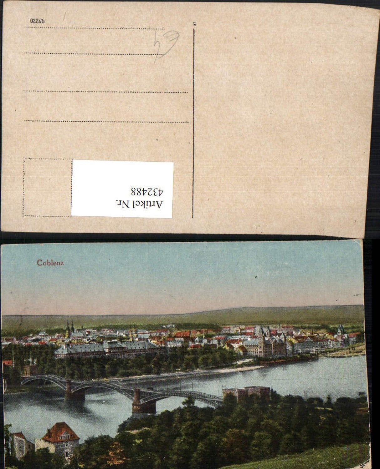 432488,Coblenz Koblenz am Rhein Totale Brücke