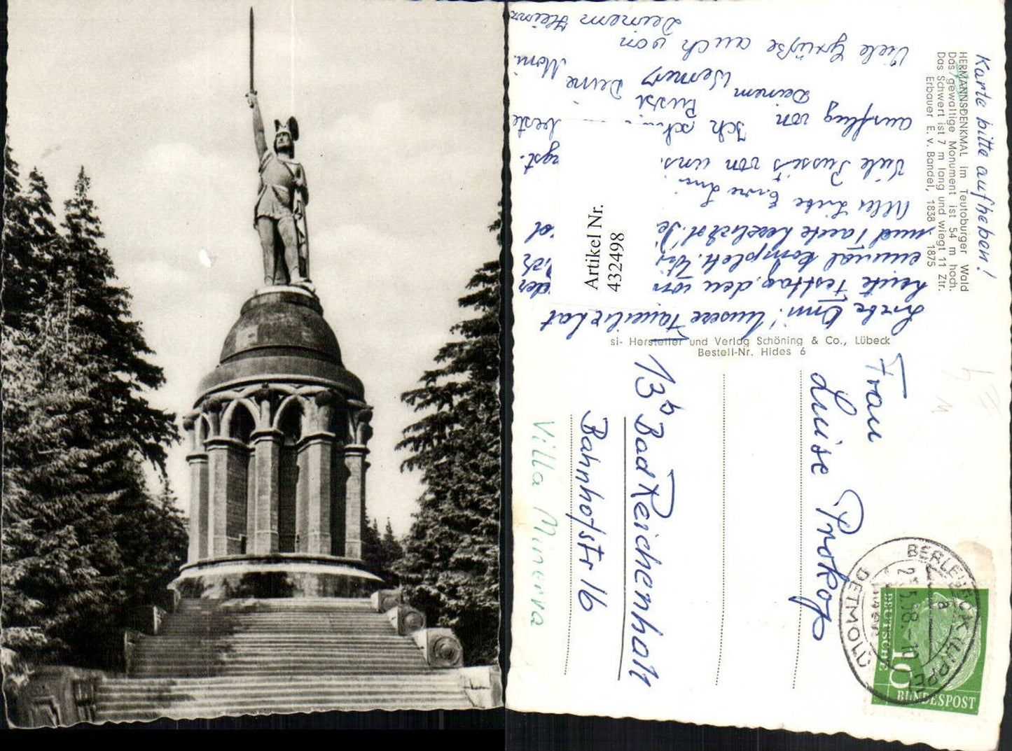 432498,Hermannsdenkmal im Teutoburger Wald b. Detmold