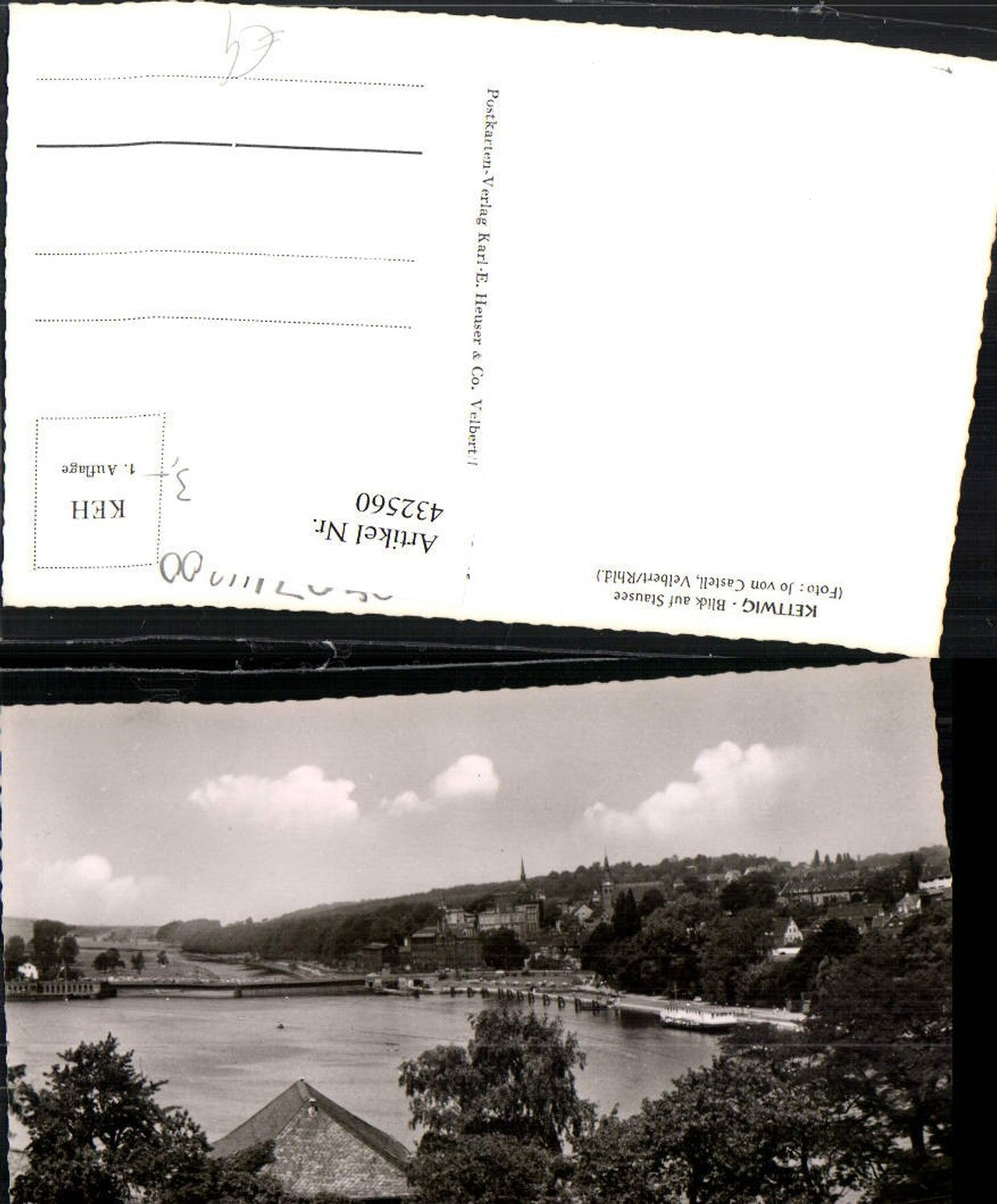 432560,Essen Kettwig Teilansicht Blick auf Stausee