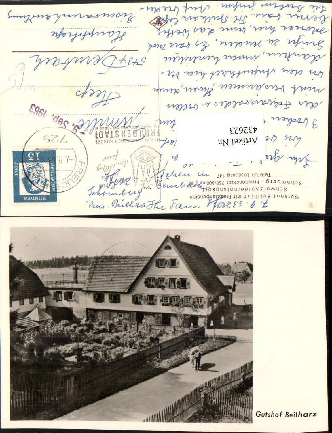 432623,Schömberg b. Freudenstadt Gutshof Beilharz