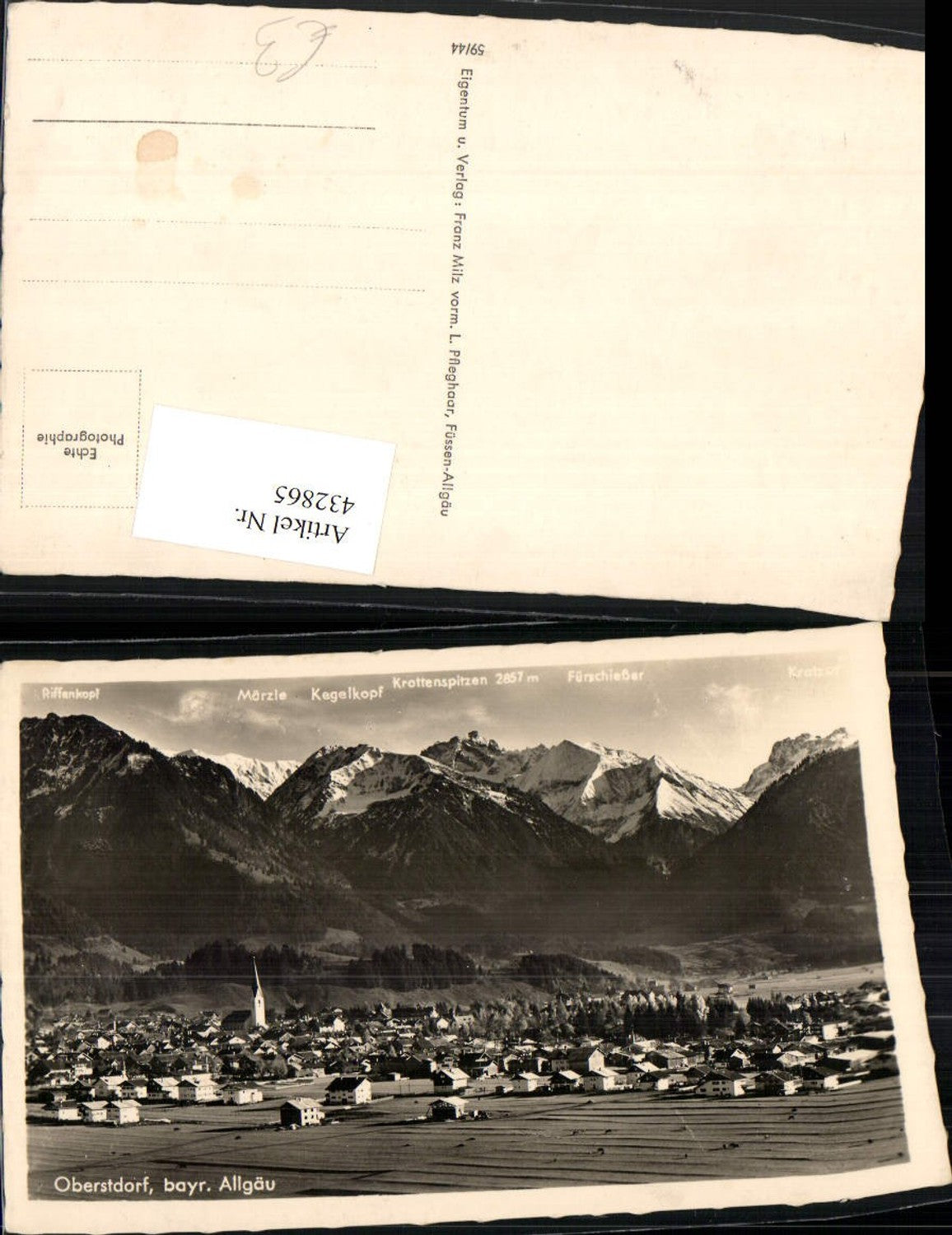 432865, Oberstdorf im Allgäu Total mountain scenery