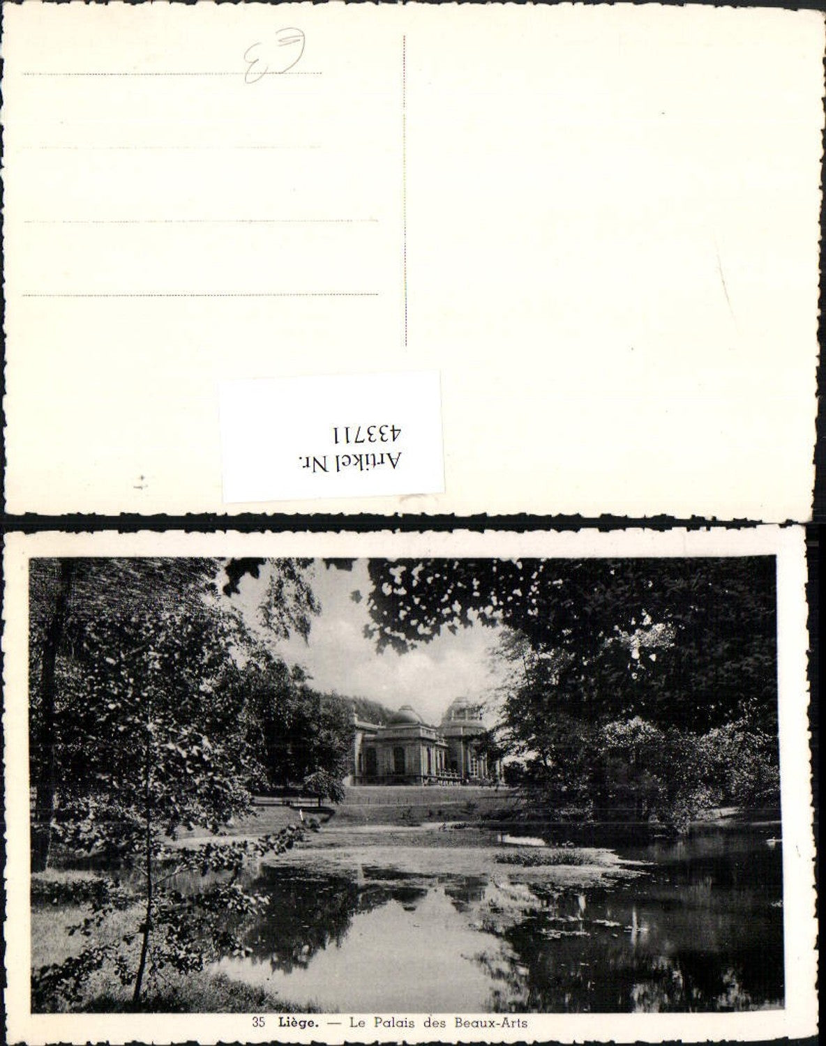 433711,Belgium Liege Lüttich Le Palais des Beaux-Arts