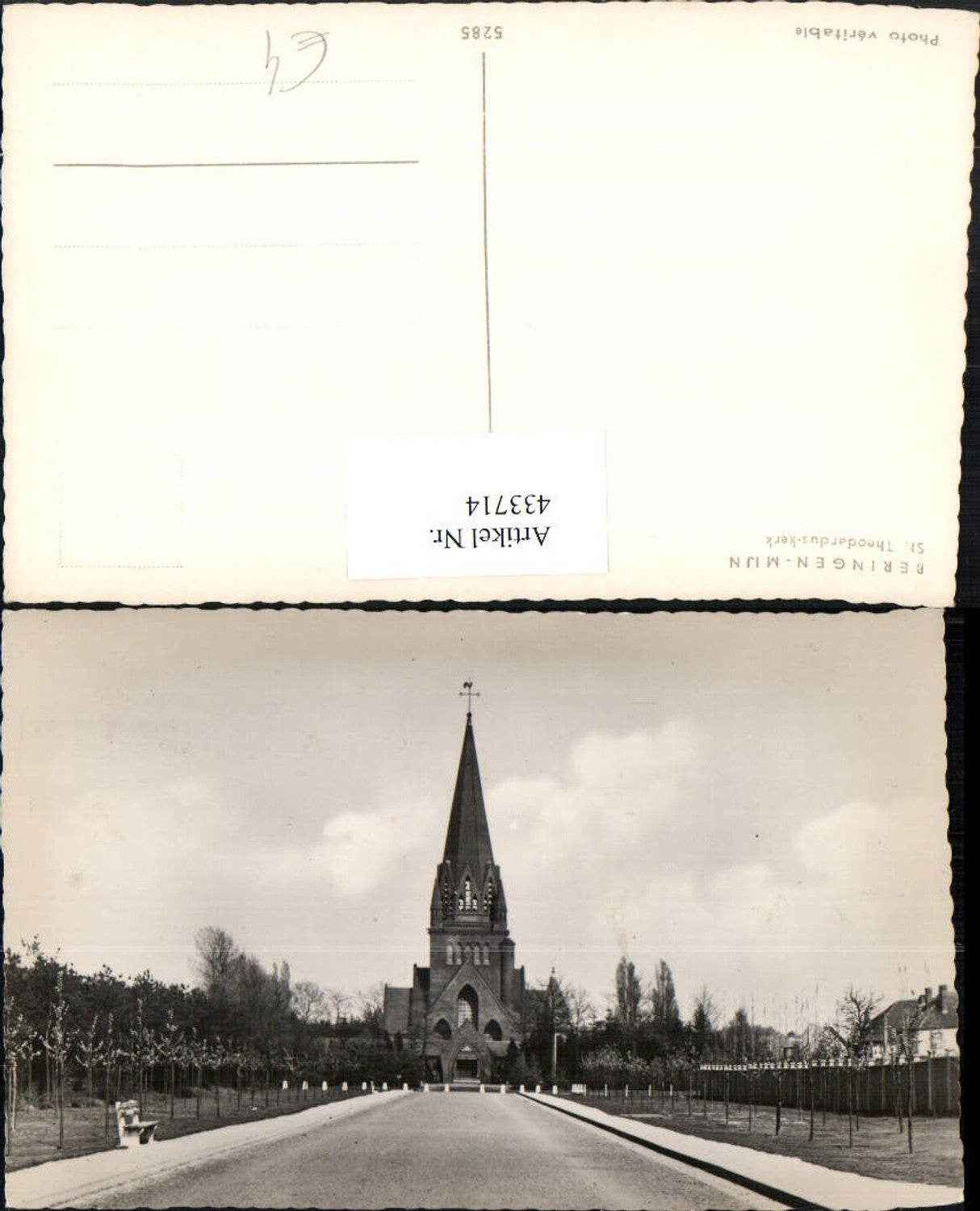 433714,Belgium Beringen-Mijn St. Theodardus-kerk Kirche