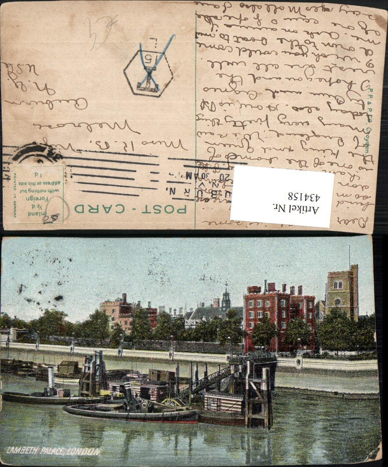 Alte Ansichtskarte – Old Postcard