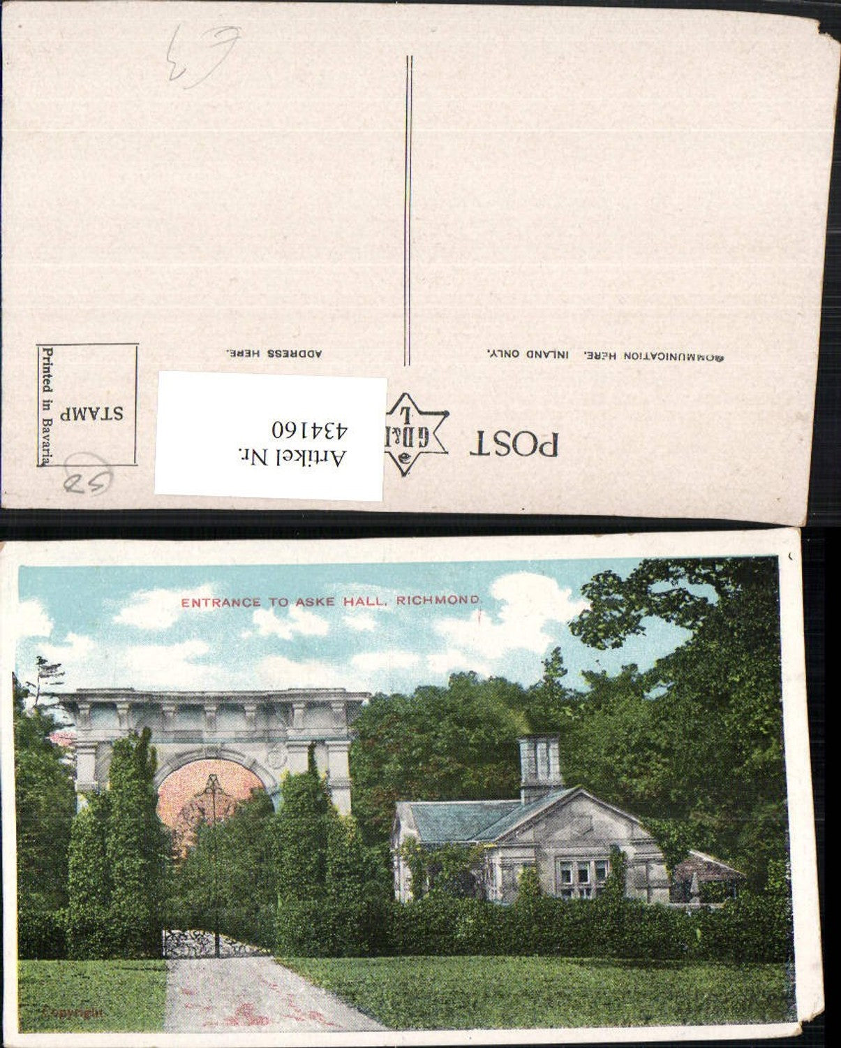 Alte Ansichtskarte – Old Postcard