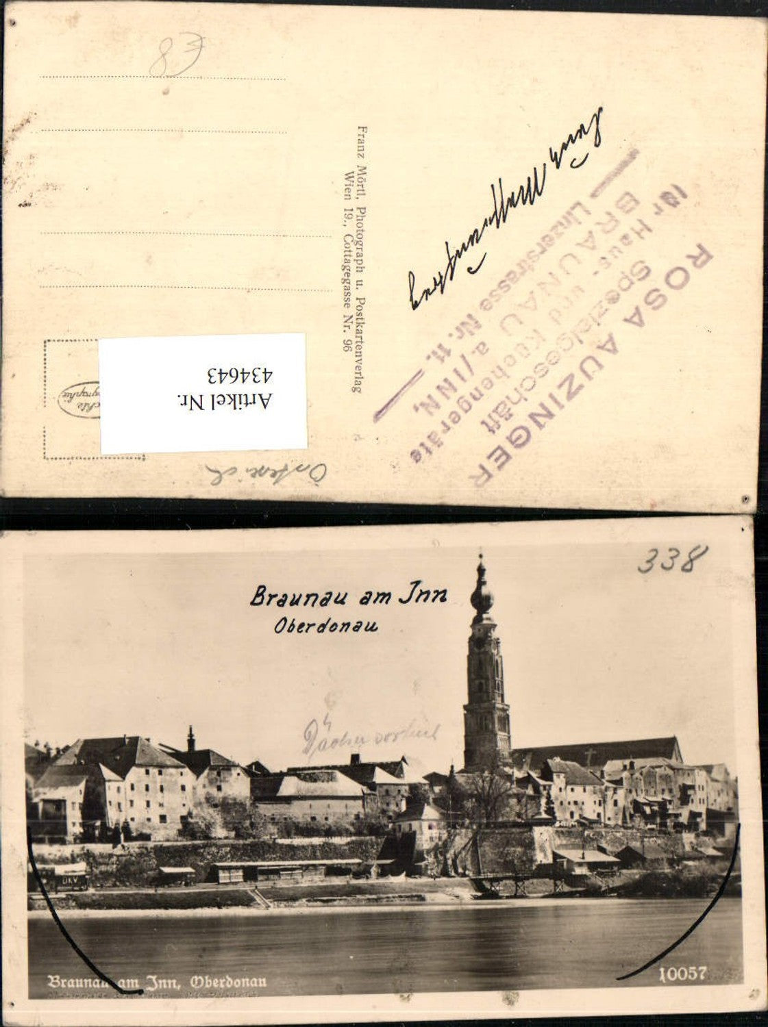 434643,Braunau am Inn Teilansicht Kirche