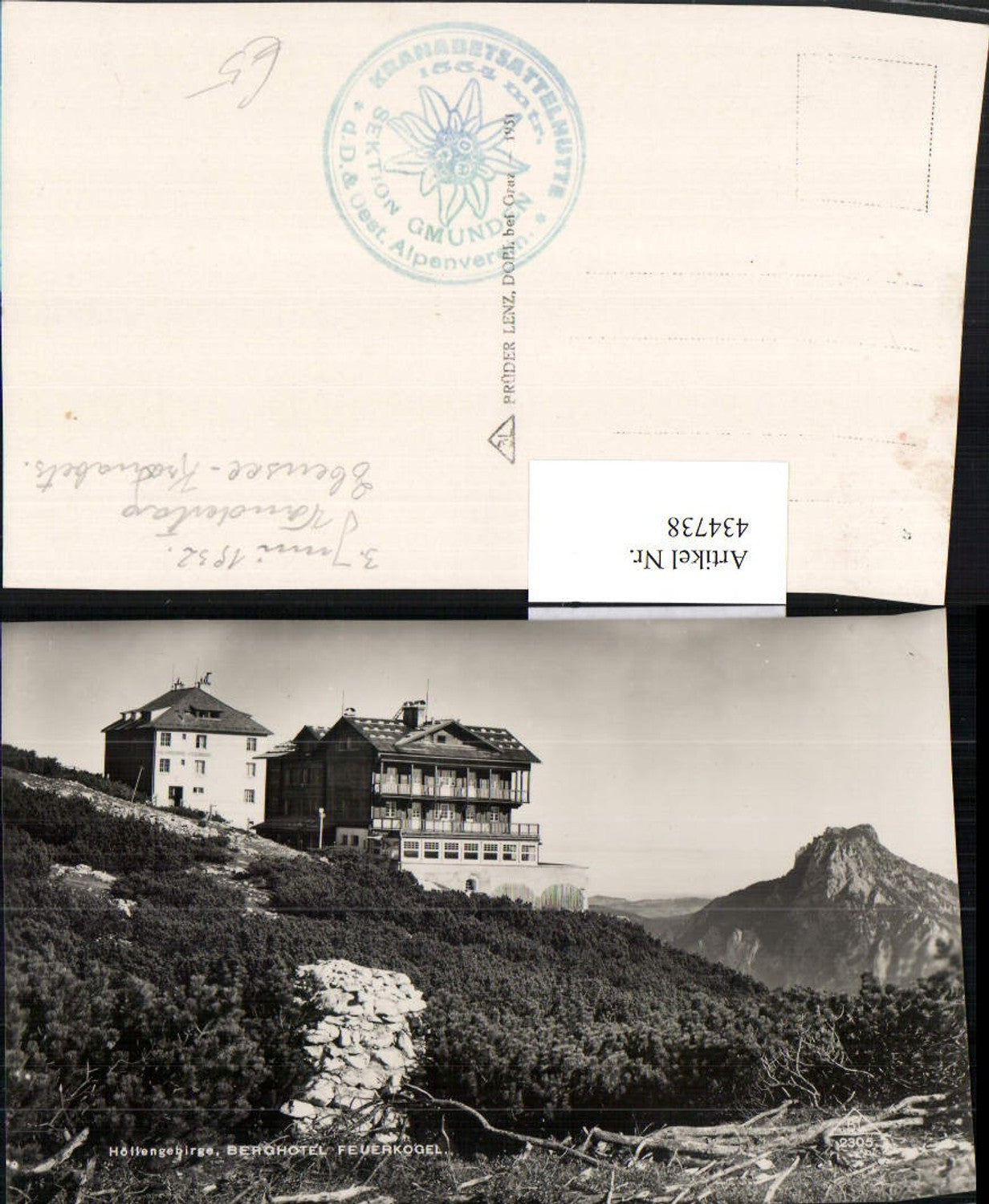 434738,Berghotel Feuerkogel b. Ebensee