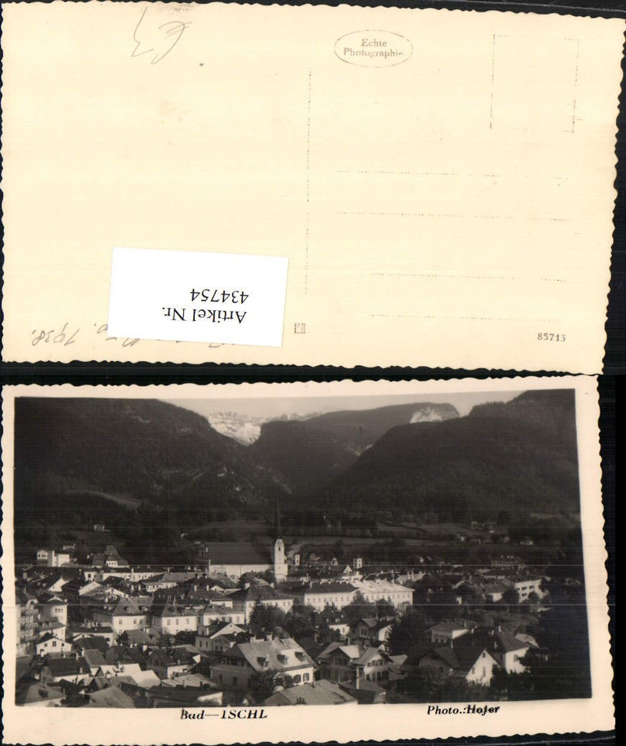 434754,Bad Ischl Teilansicht Bergkulisse