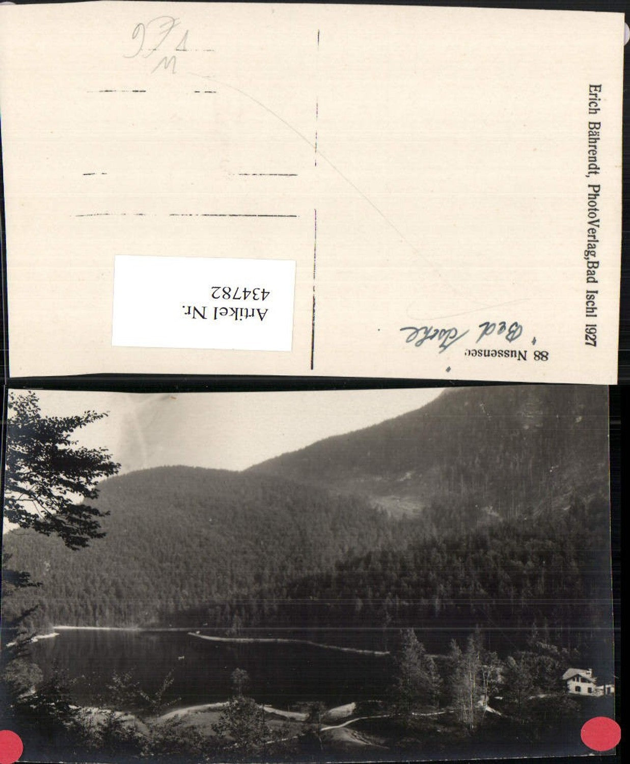 434782,Nussensee See b. Bad Ischl pub Foto Erich Bährendt