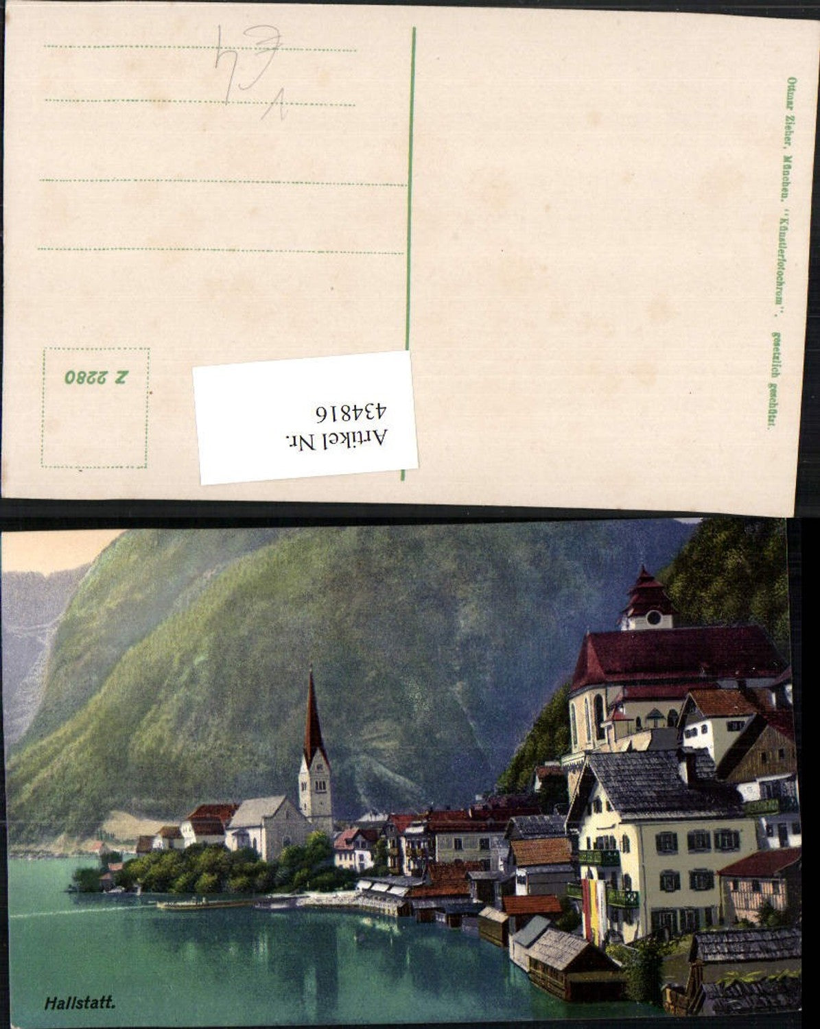 434816,Hallstatt Teilansicht Kirchen pub Ottmar Zieher 2280