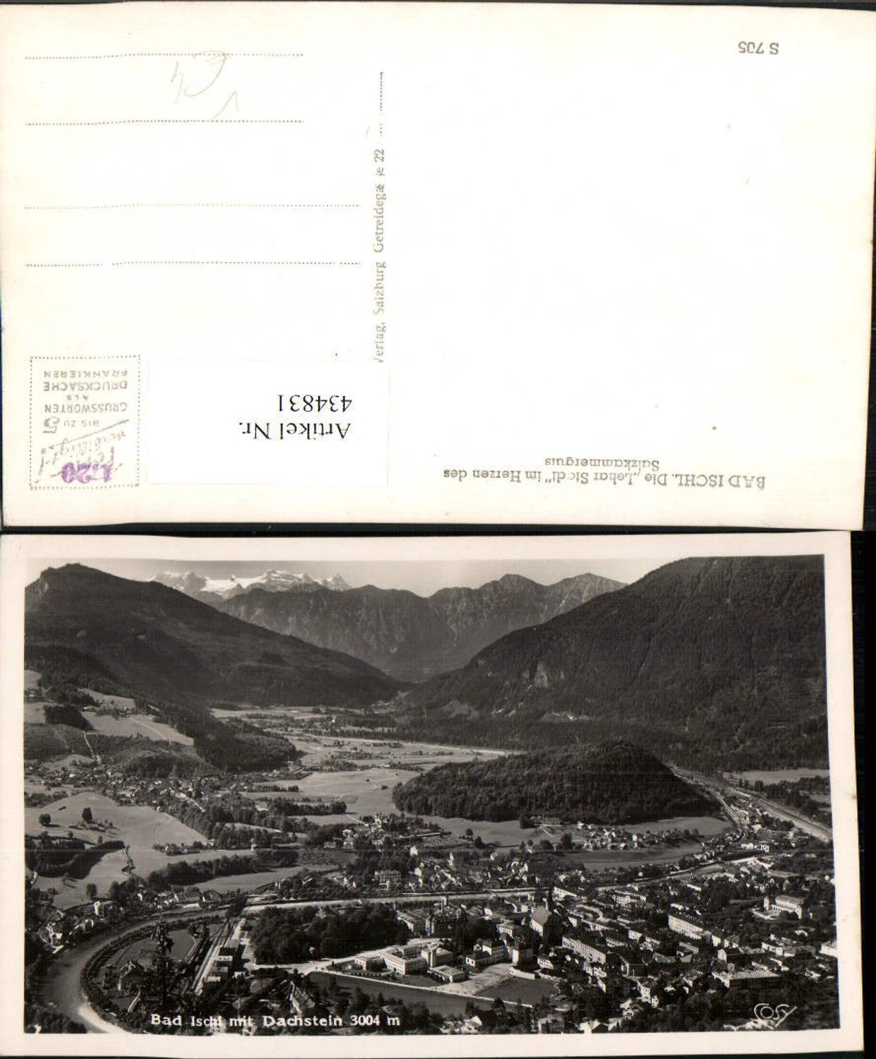 434831,Bad Ischl Totale Bergkulisse pub Cosy