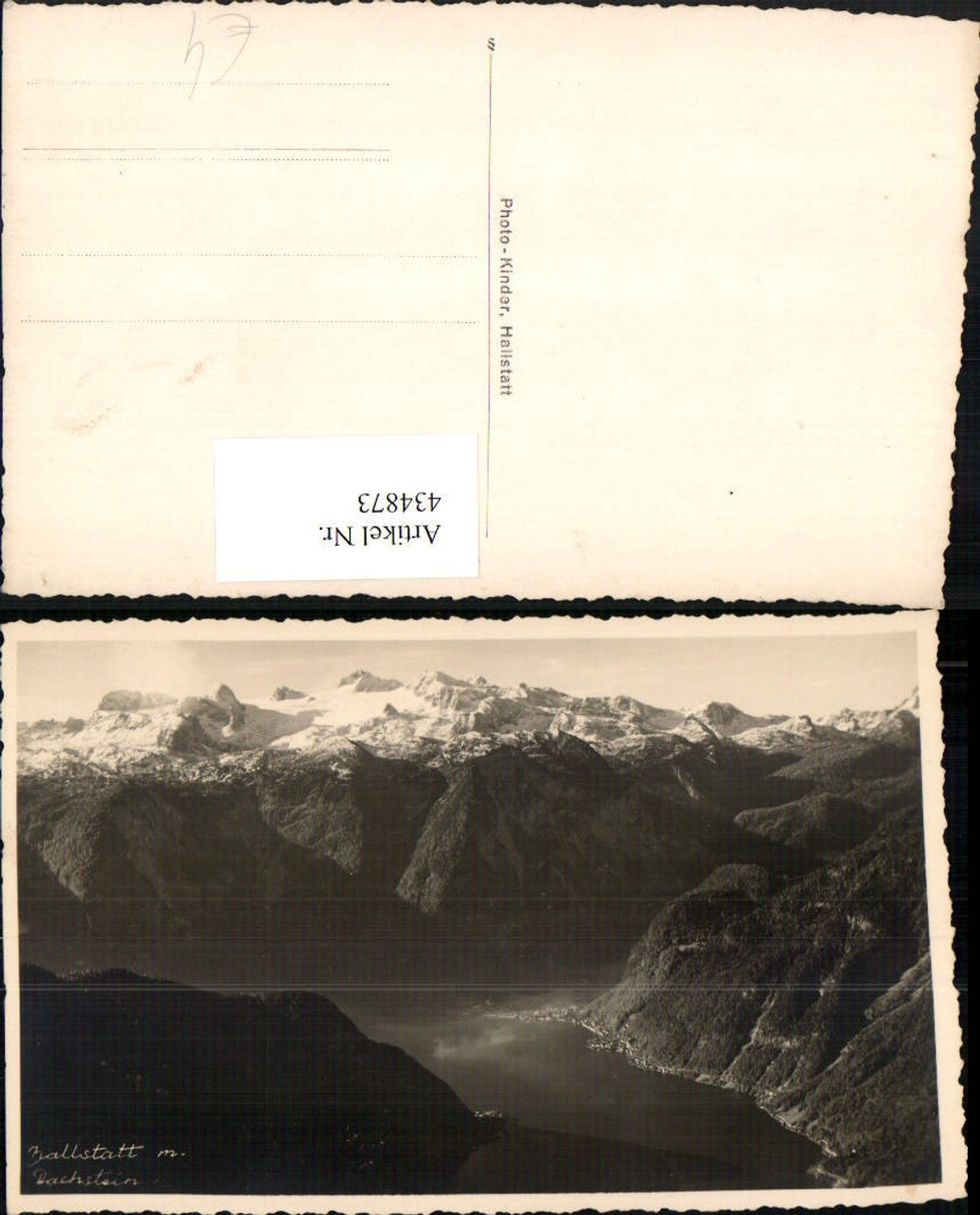 434873,Hallstatt Totale m. Dachstein Bergkulisse