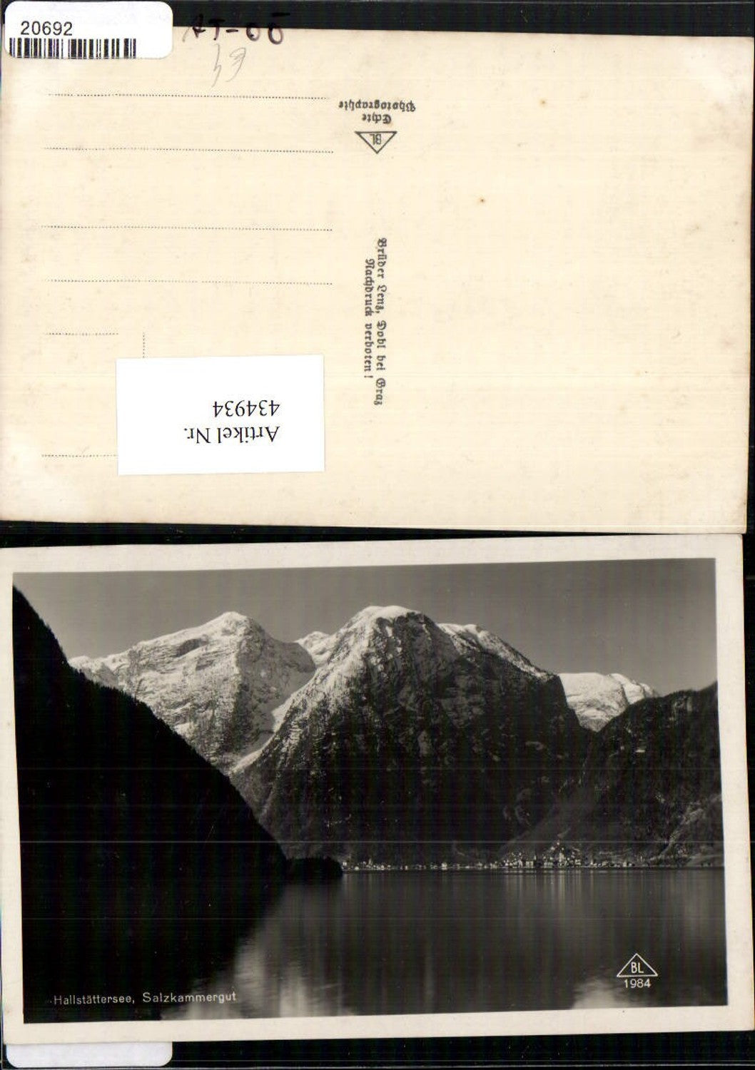 434934,Hallstättersee See b. Hallstatt Bergkulisse