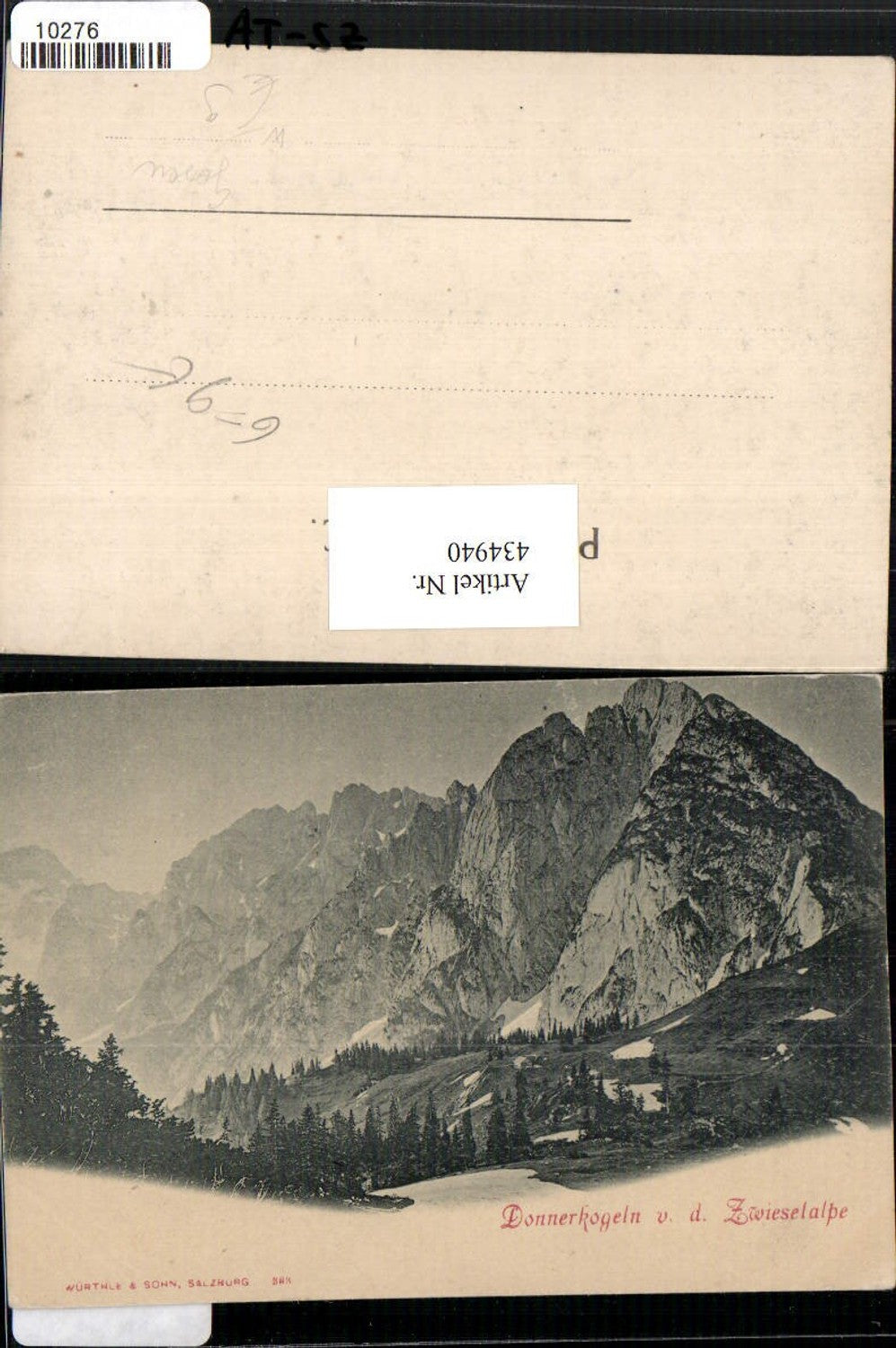 434940,Donnerkogeln von d. Zwieselalpe b. Gosau Bergkulisse