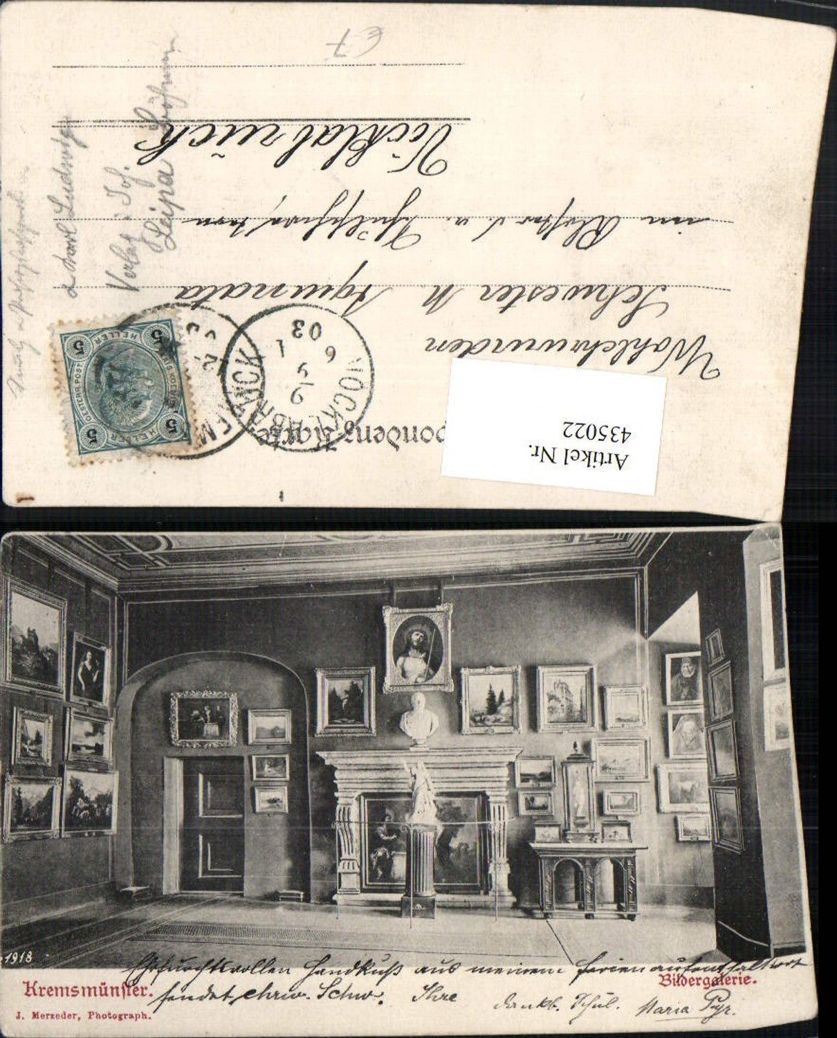 435022,Kremsmünster Bildergalerie Innenansicht