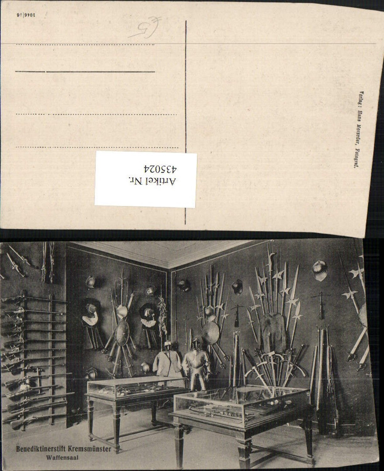 435024,Kremsmünster Benediktinerstift Waffensaal Innenansicht