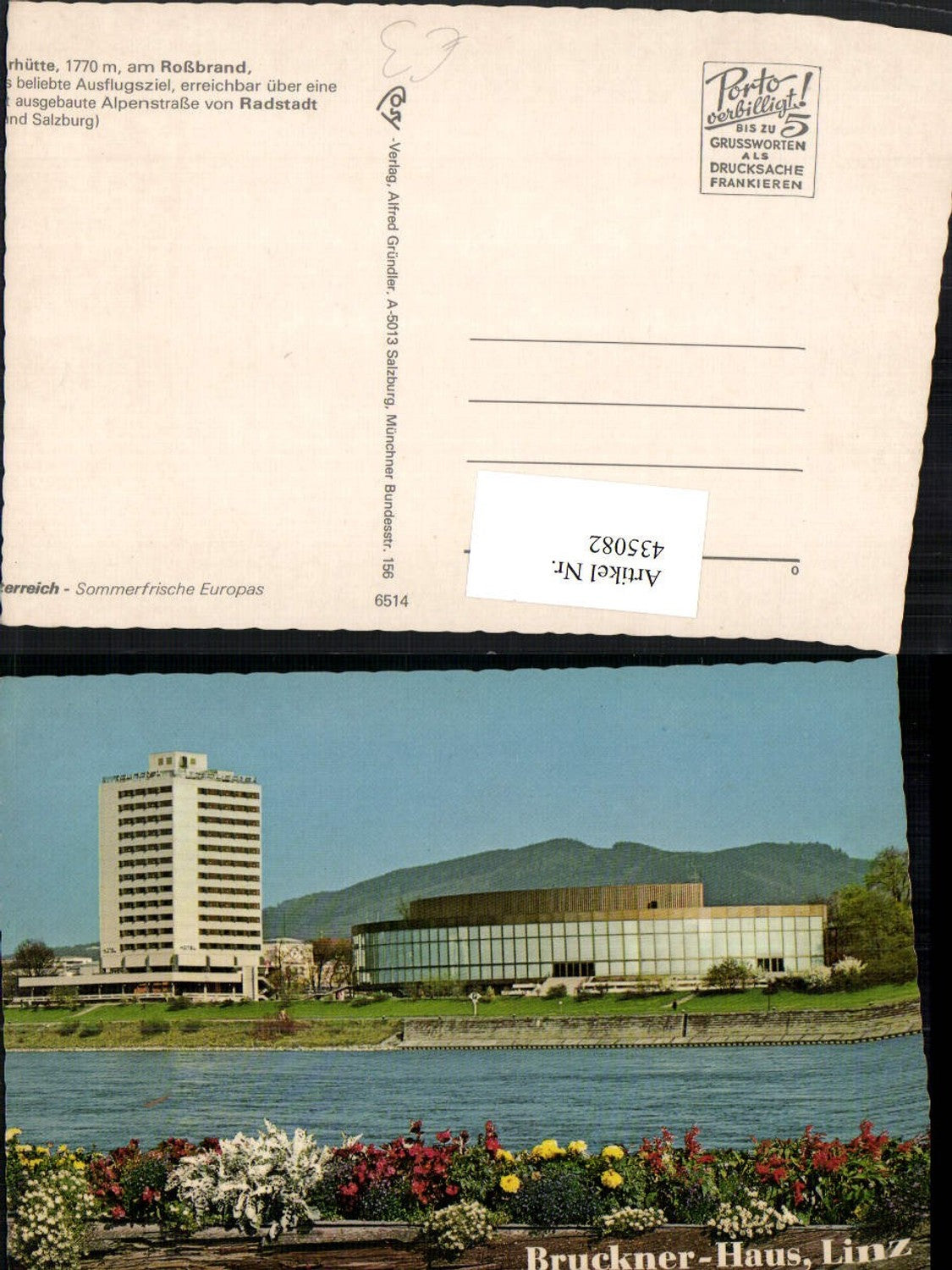 435082,Linz an d. Donau Bruckner-Haus Gebäude