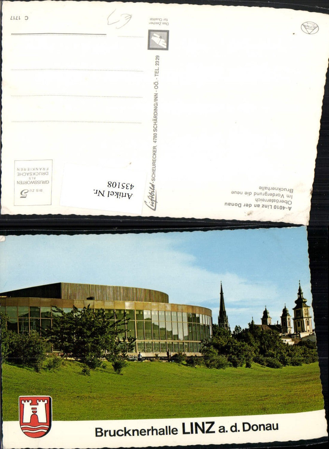 435108,Linz an d. Donau Brucknerhalle Gebäude