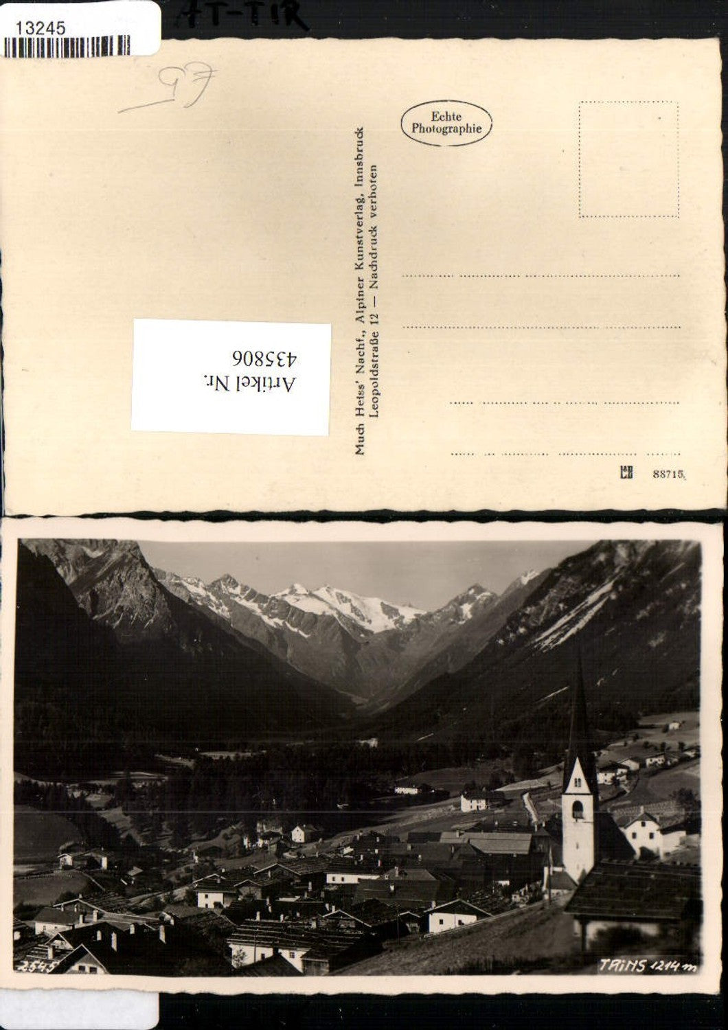 Alte Ansichtskarte – Old Postcard