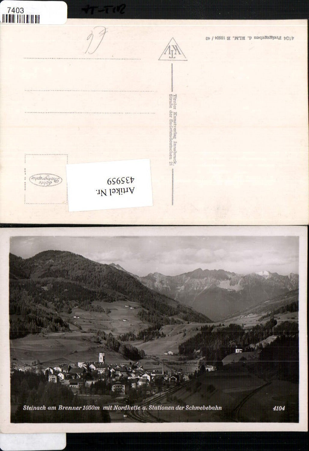 Alte Ansichtskarte – Old Postcard