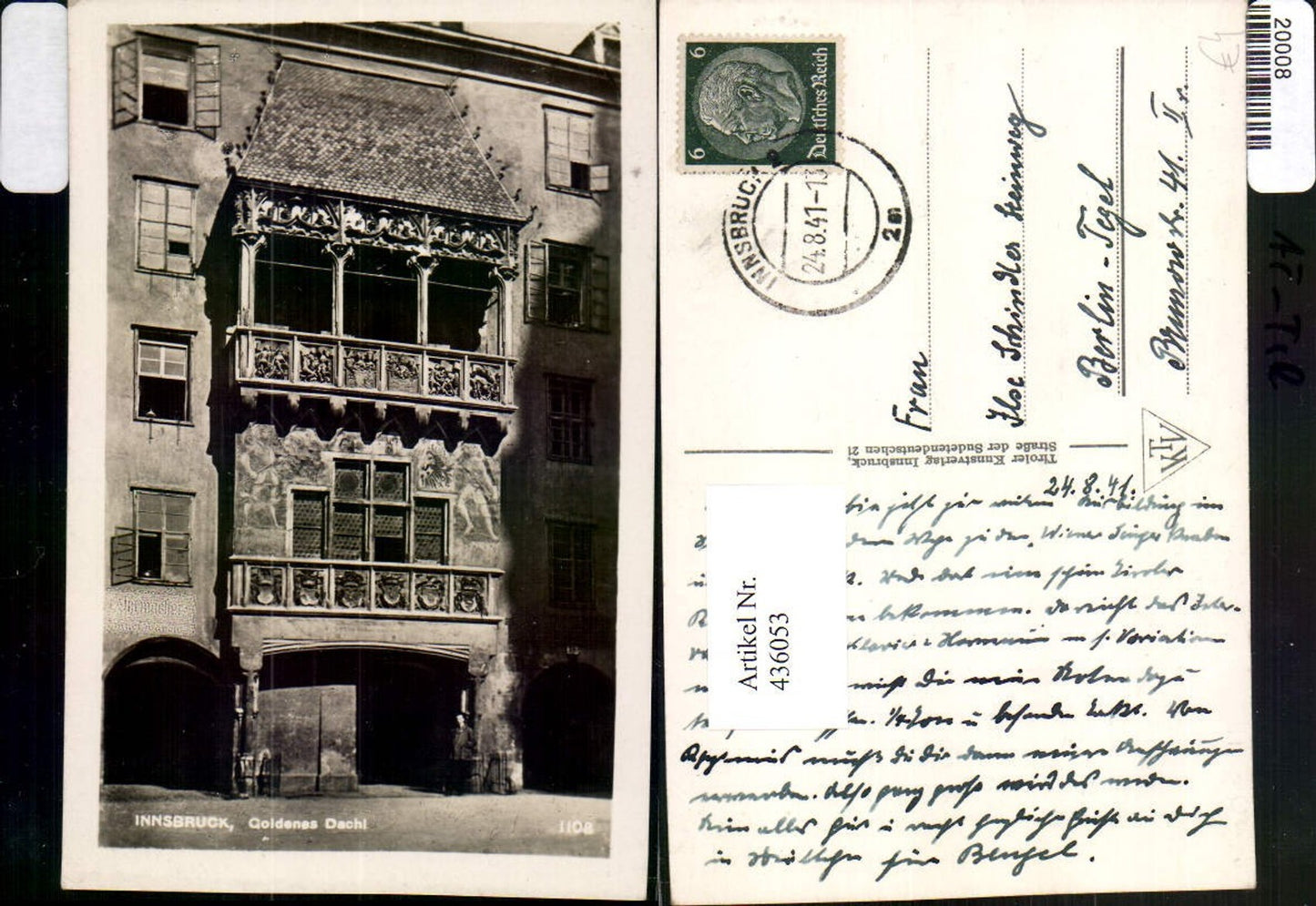 Alte Ansichtskarte – Old Postcard