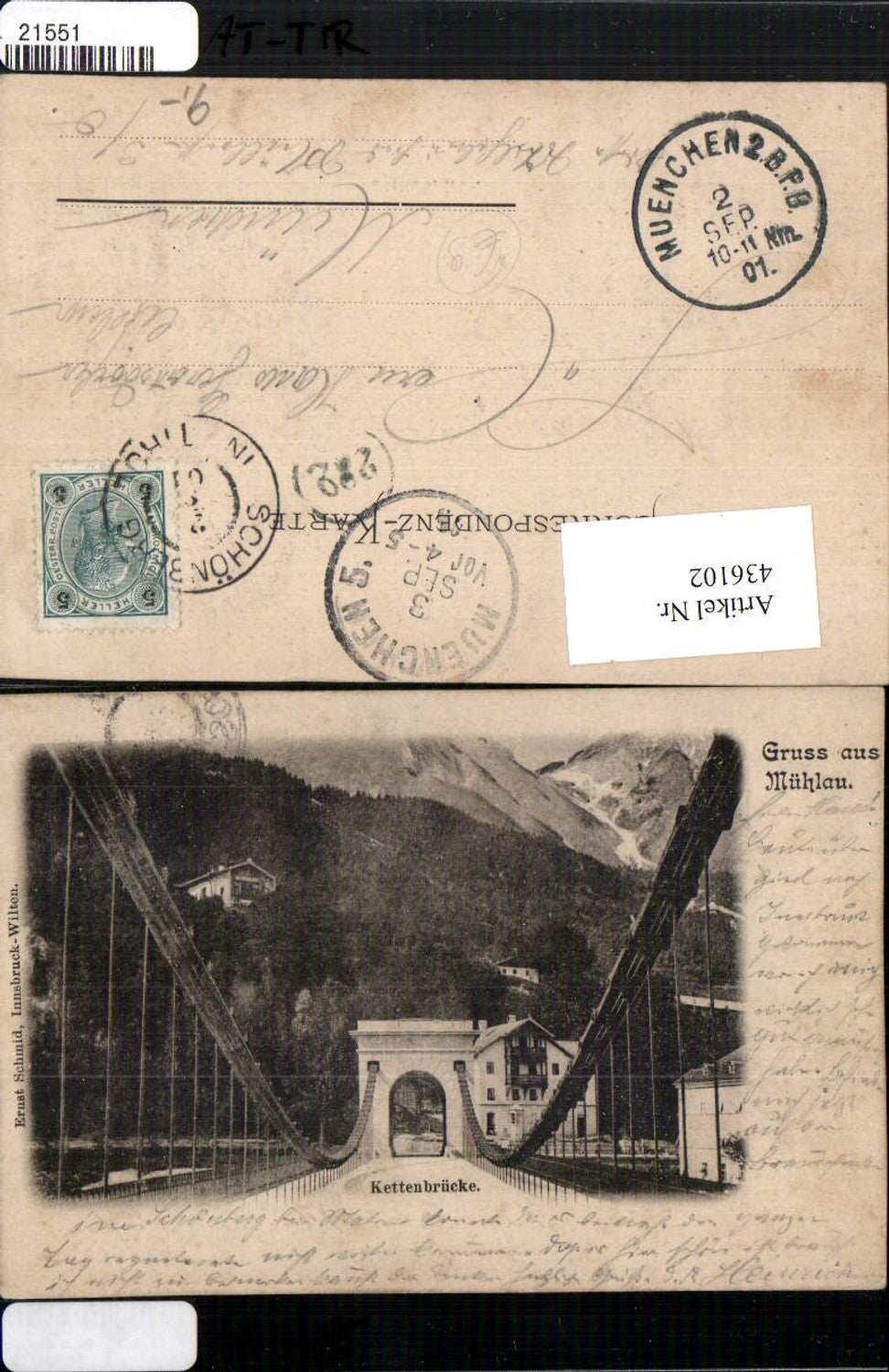 Alte Ansichtskarte – Old Postcard