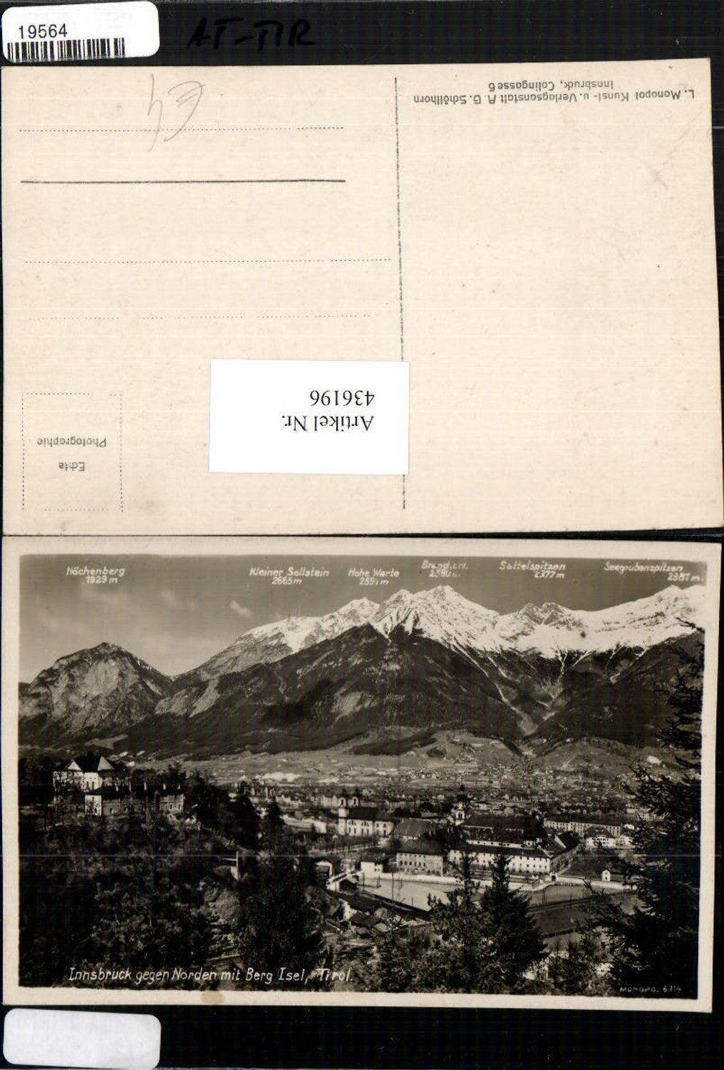 Alte Ansichtskarte – Old Postcard