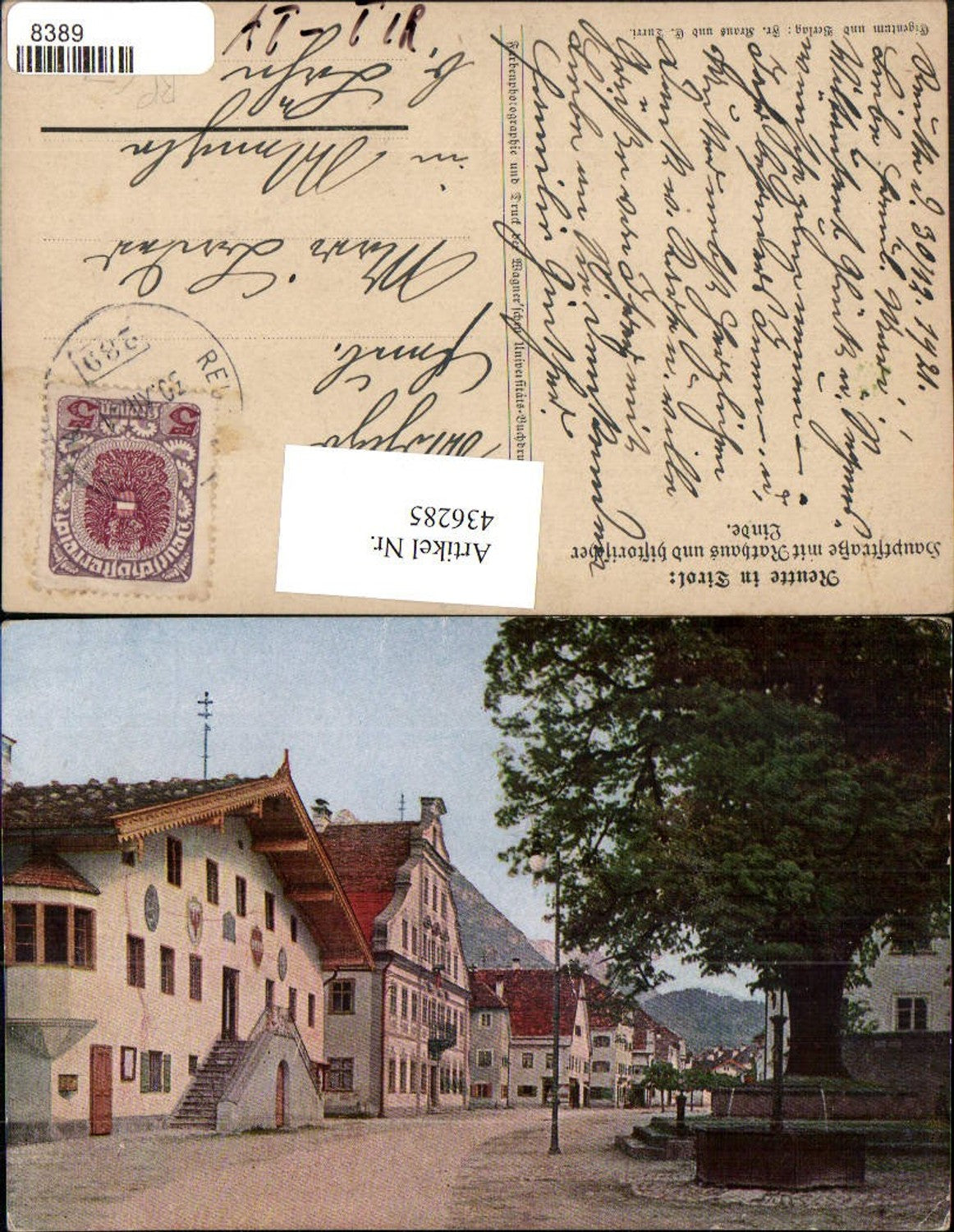 Alte Ansichtskarte – Old Postcard