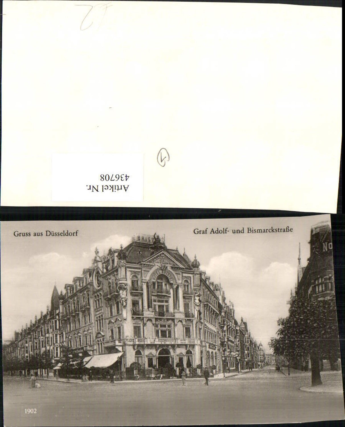 436708,REPRO Düsseldorf Graf Adolf- und Bismarckstraße Straßenansicht