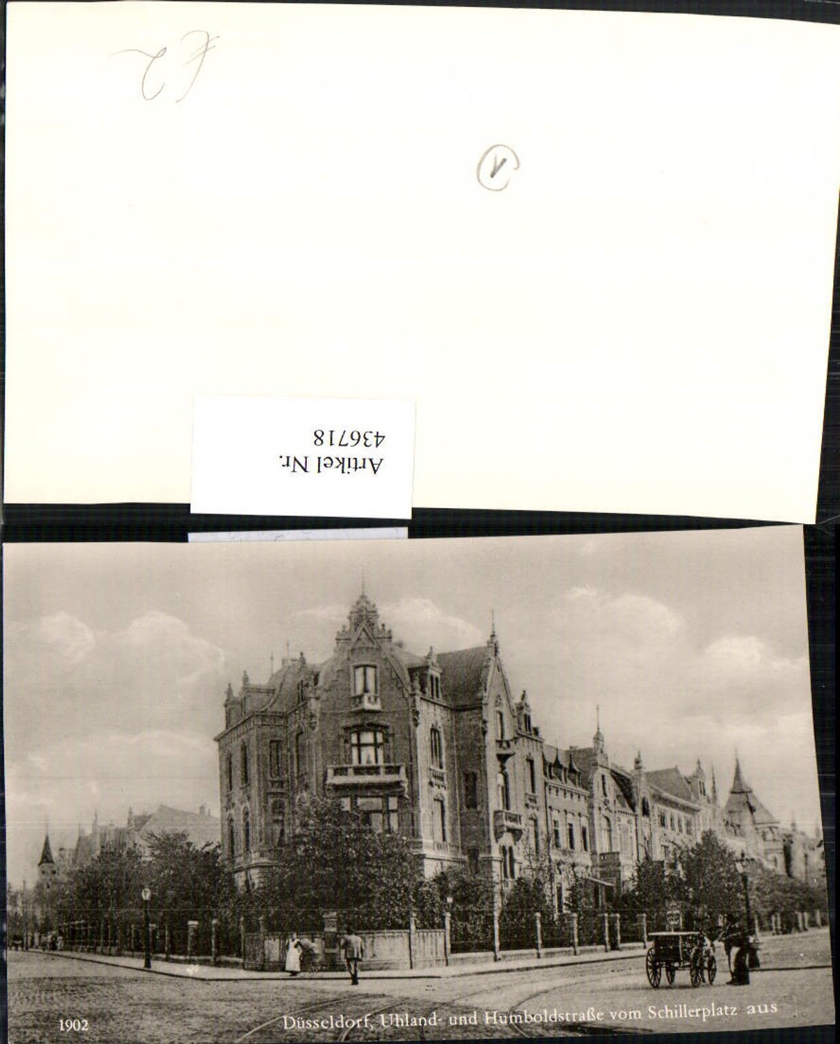 436718,REPRO Düsseldorf Uhland- und Humboldstraße vom Schillerplatz