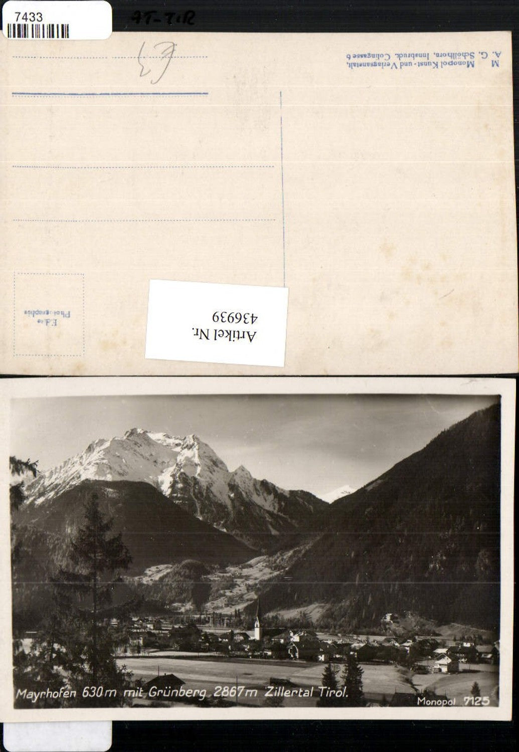 Alte Ansichtskarte – Old Postcard