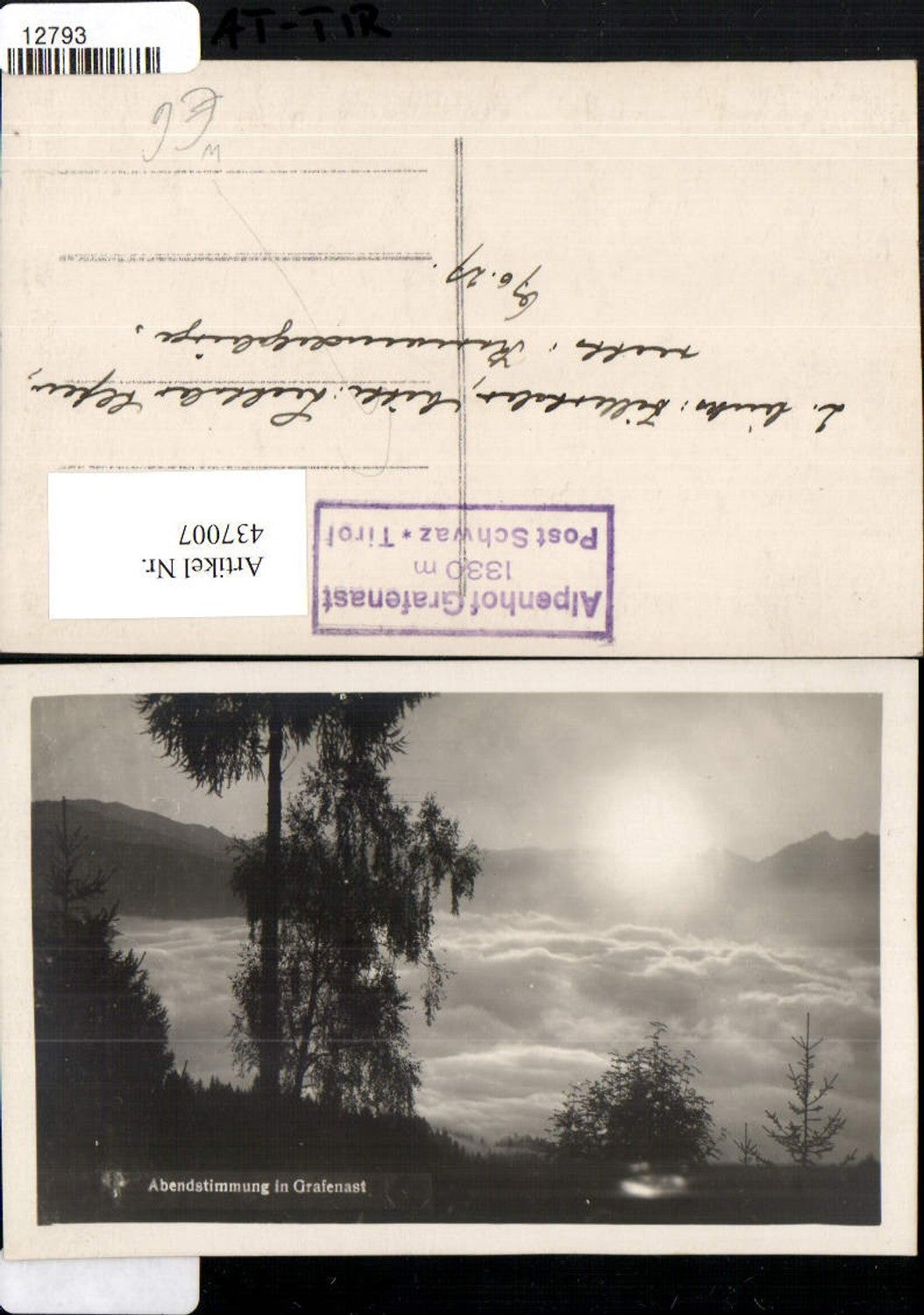 Alte Ansichtskarte – Old Postcard