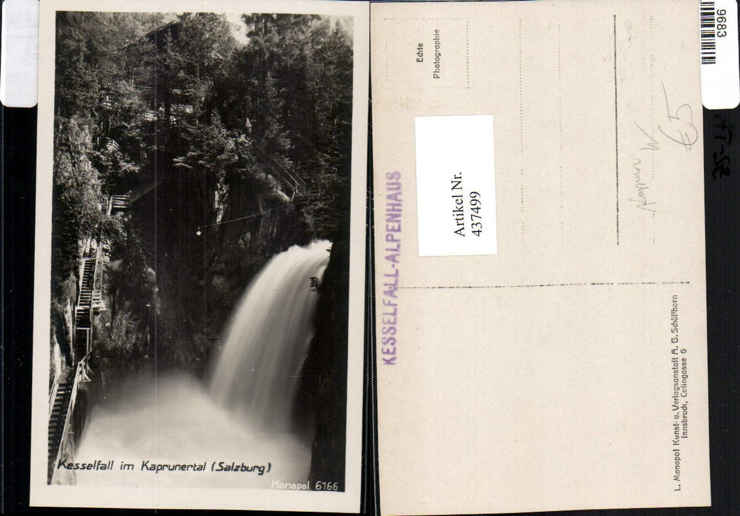 437499,Kesselfall Wasserfall im Kaprunertal b. Kaprun