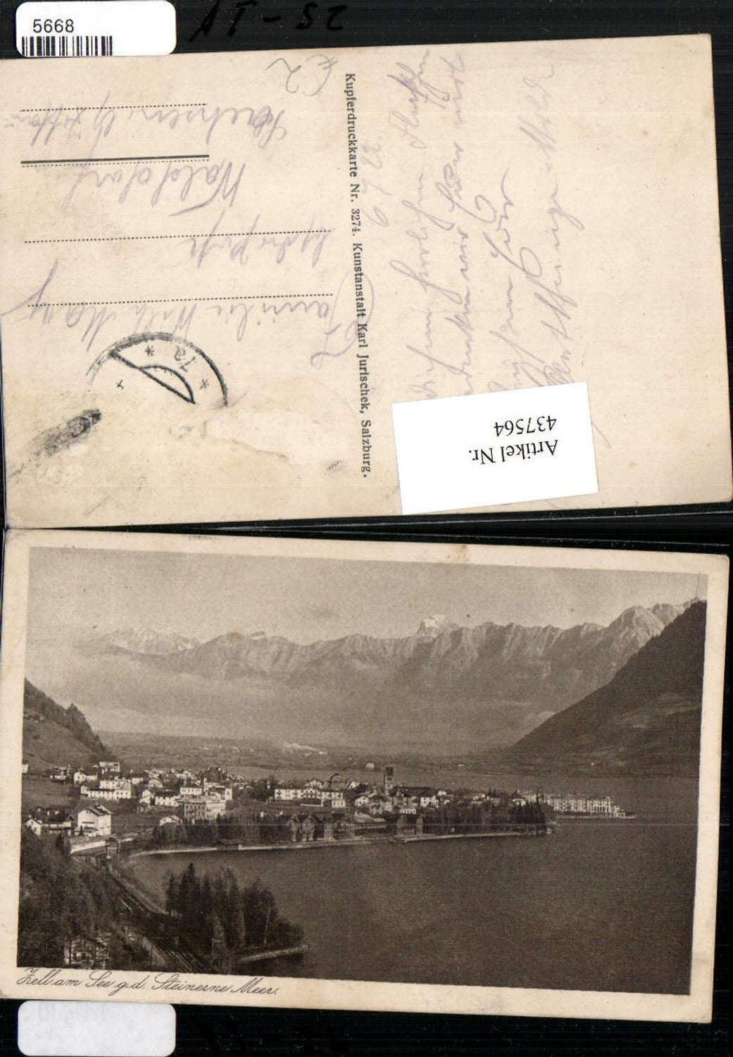 437564,Zell am See Totale geg. Steinerne Meer Bergkulisse