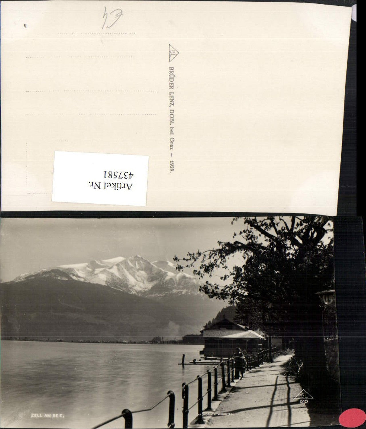 437581,Zell am See Promenade Bergkulisse