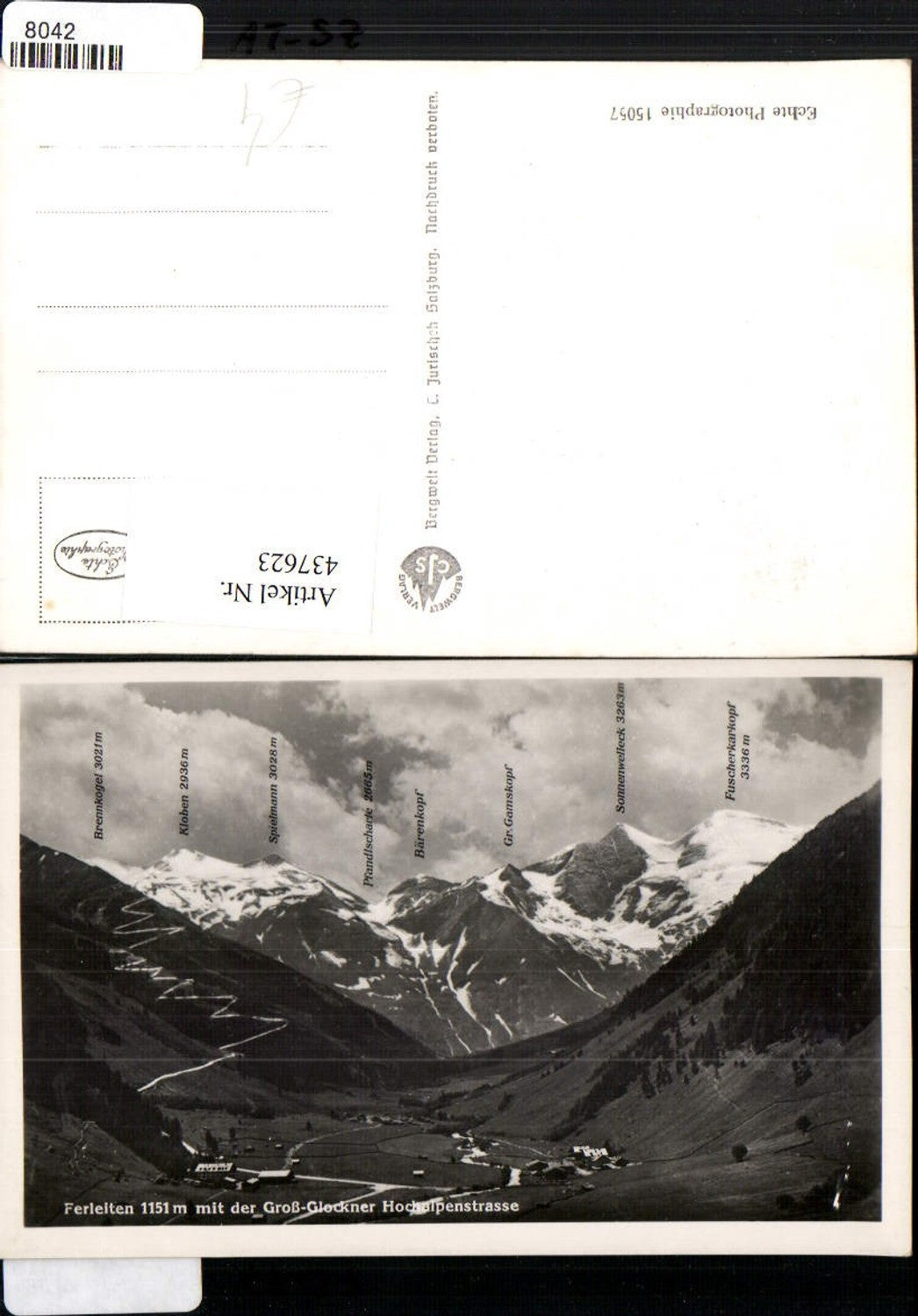 437623,Ferleiten b. Fusch m. Großglockner Bergkulisse