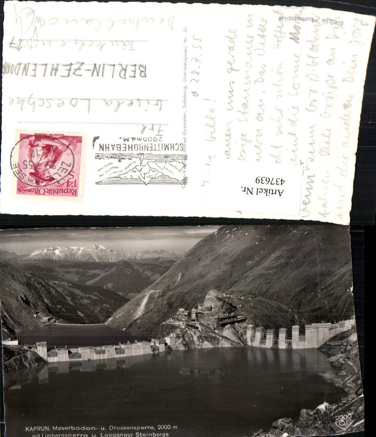 437639,Kaprun Moserboden- u. Drossensperre Talsperre Bergkulisse pub Cosy 2000
