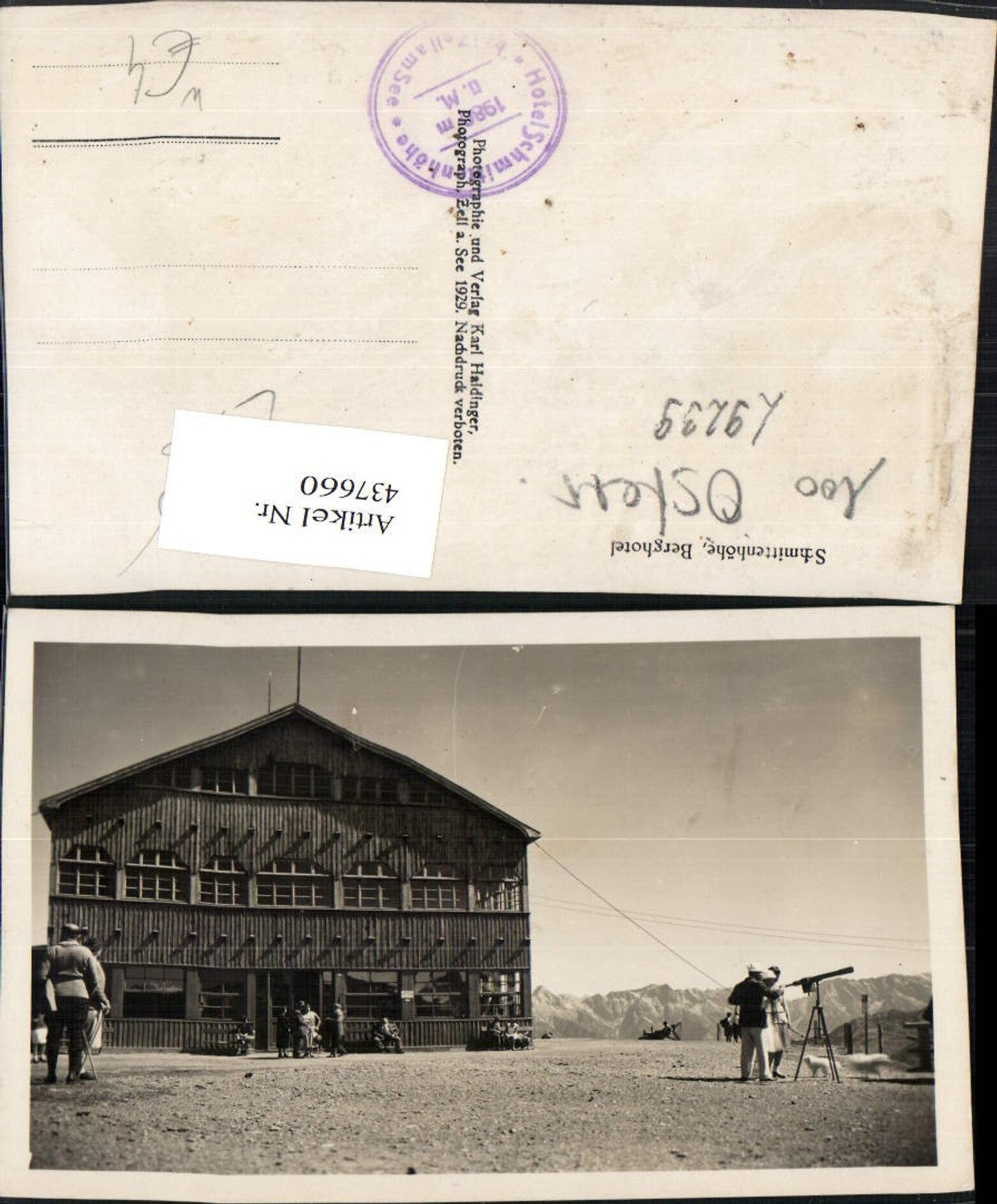 437660,Schmittenhöhe b. Zell am See Berghotel Fernglas