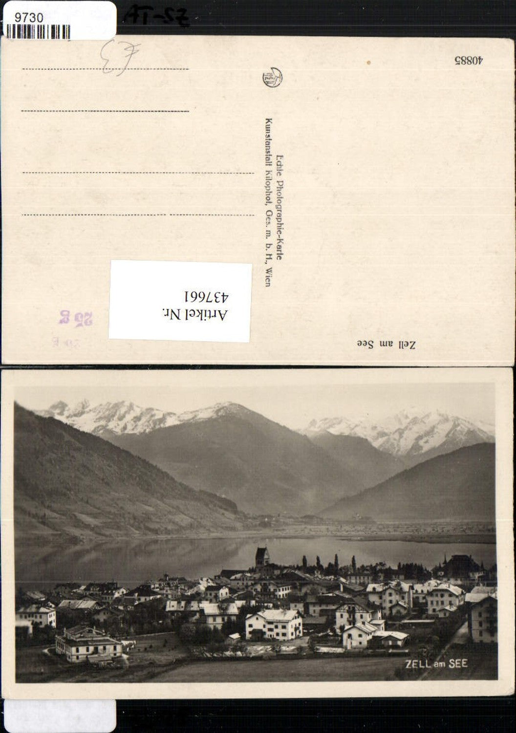 437661,Zell am See Totale Bergkulisse