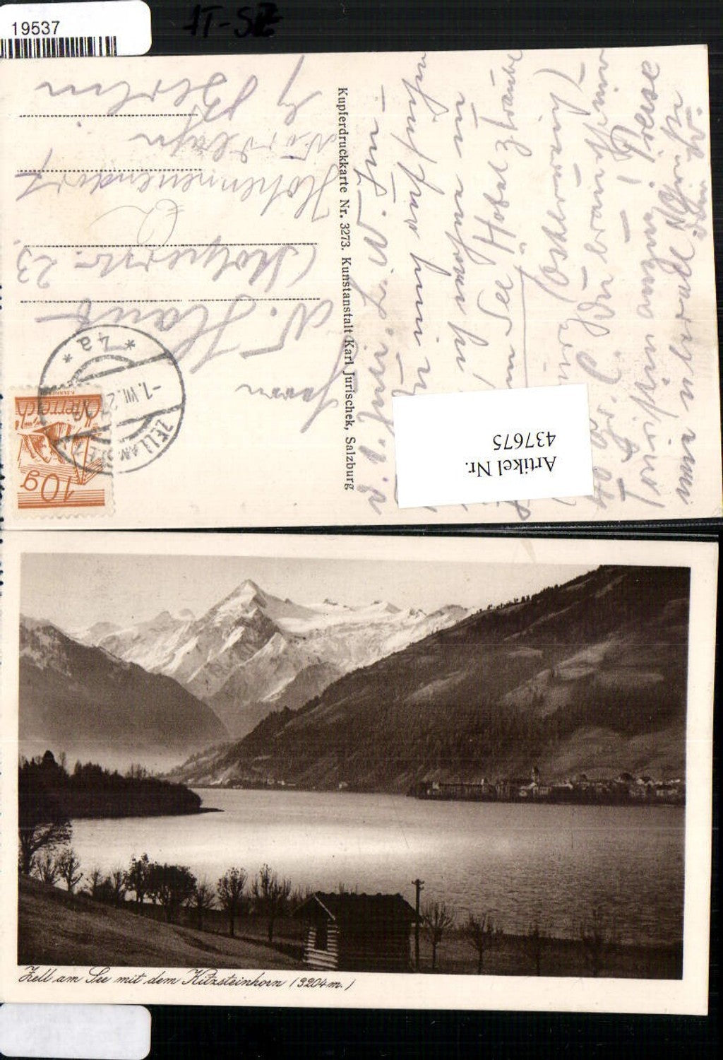 437675,Zell am See Teilansicht m. Kitzsteinhorn Bergkulisse