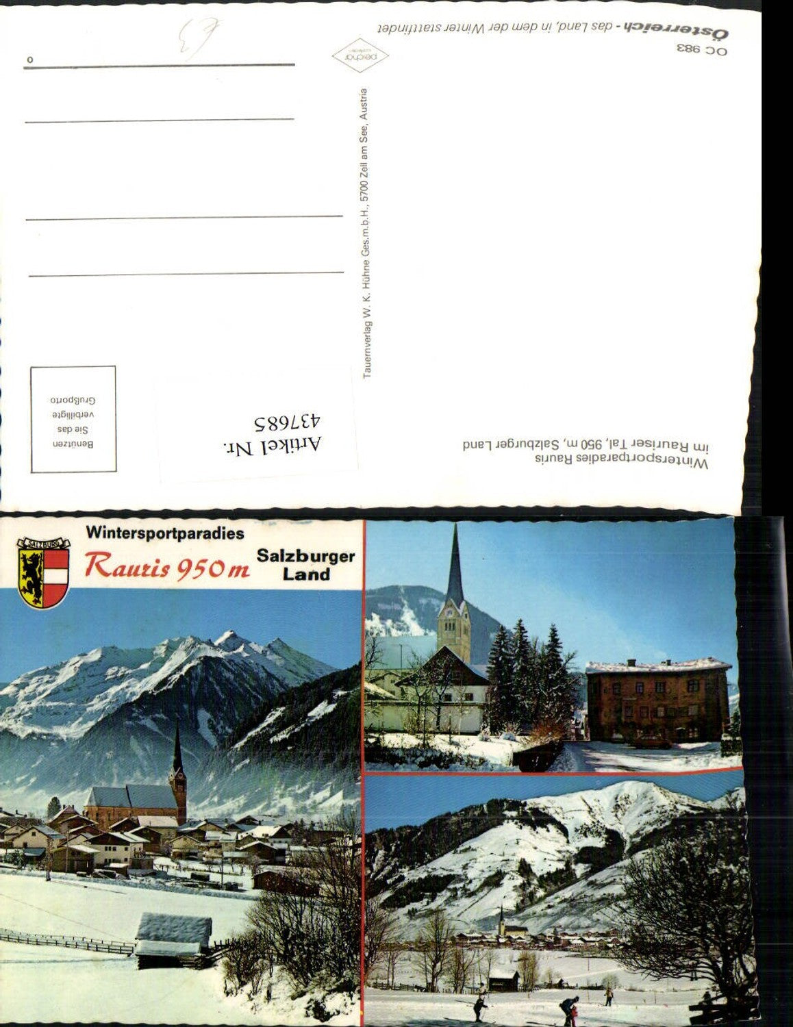 437685,Rauris Totale Winterbilder Mehrbildkarte