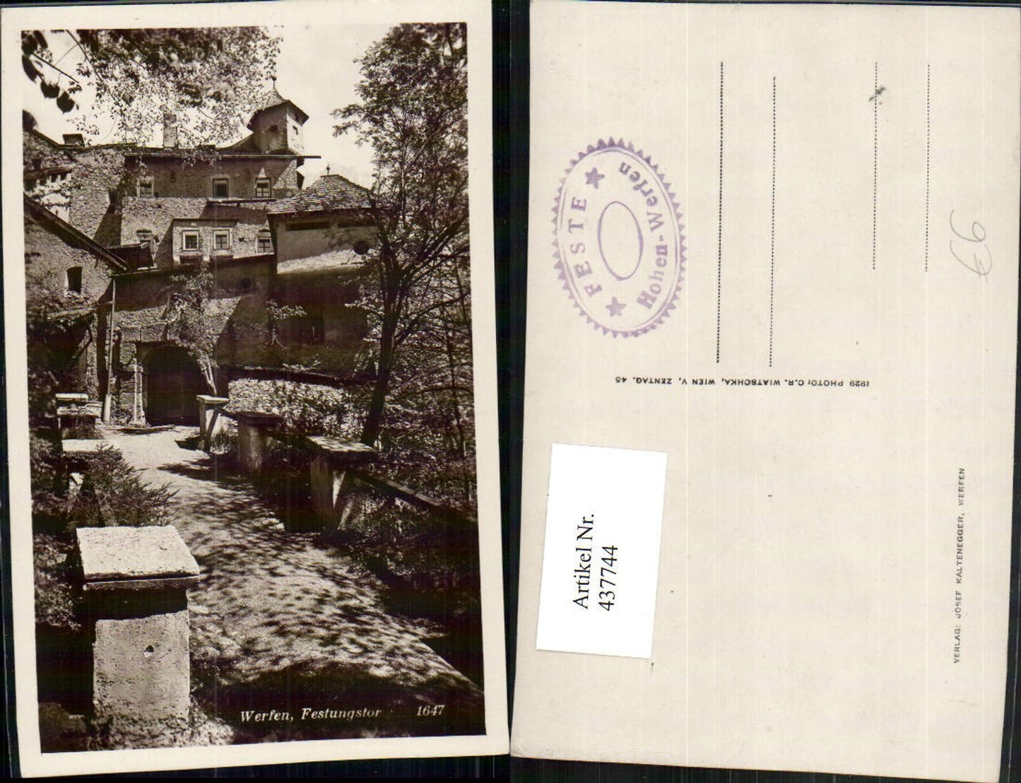 Alte Ansichtskarte – Old Postcard