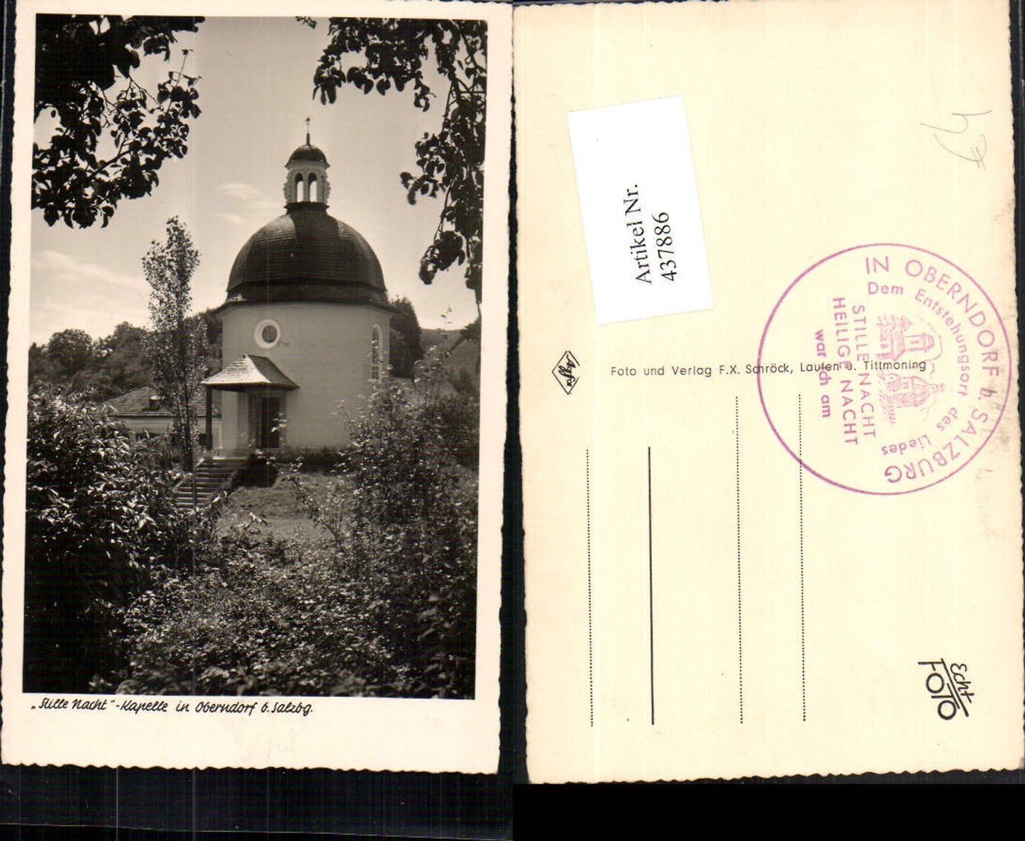 437886, Oberndorf near Salzburg Silent Night Chapel