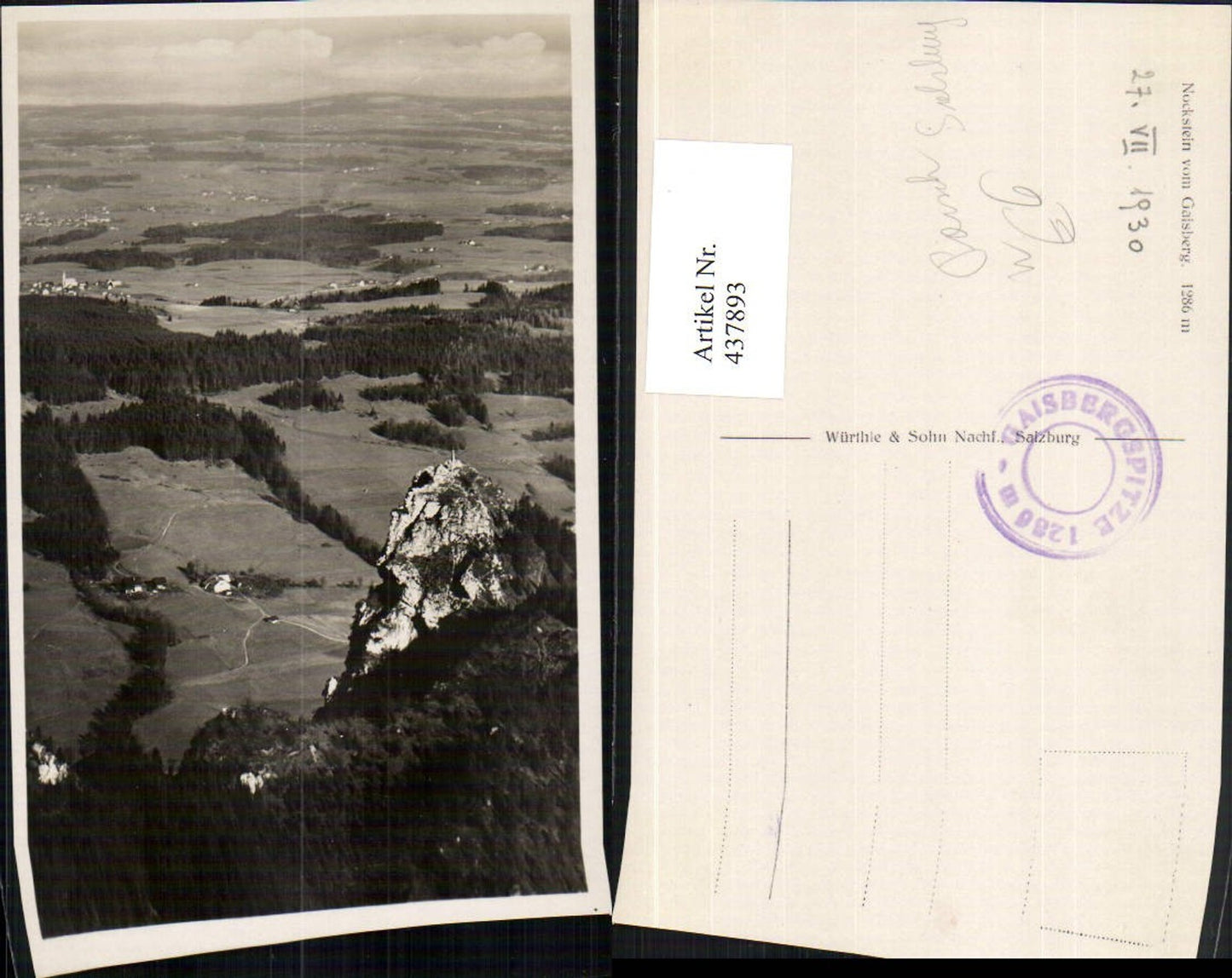 437893, Nockstein from Gaisberg near Salzburg