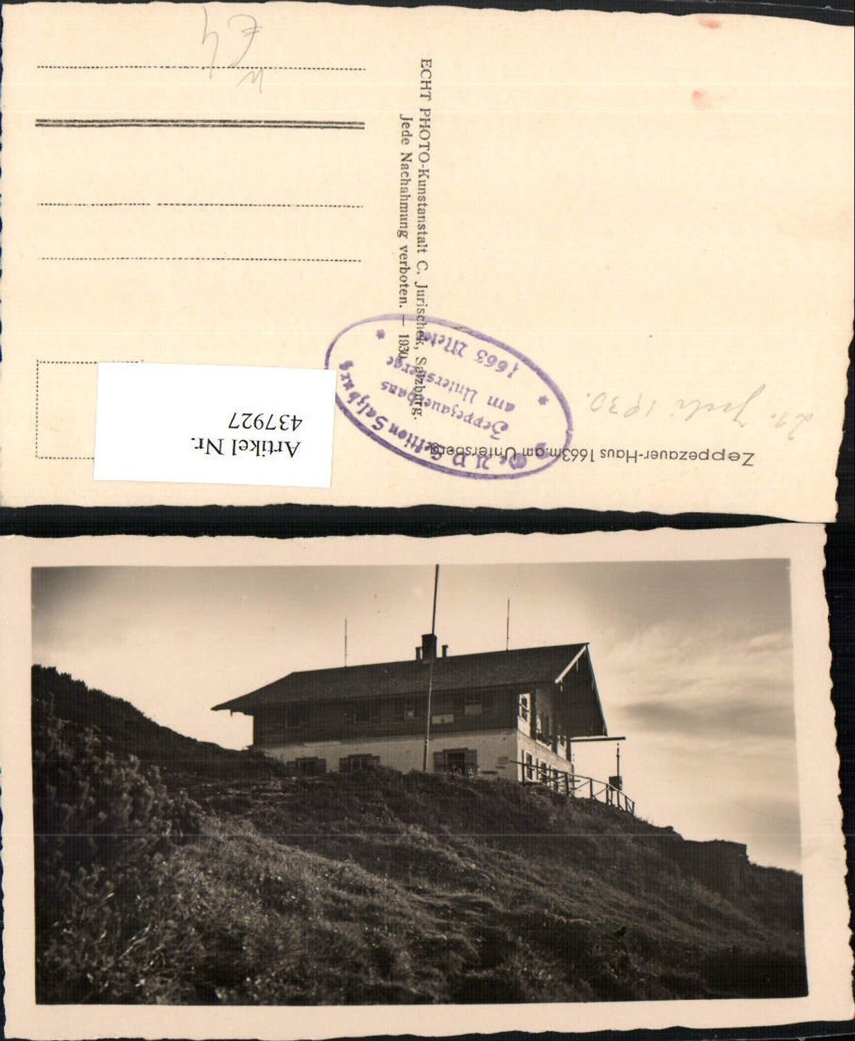 437927, Zeppezauer-Haus mountain hut on the Untersberg near Grödig