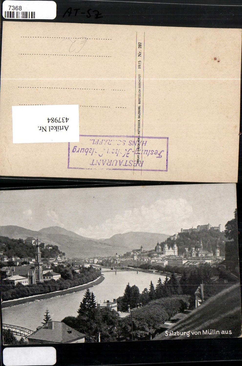 437984,Salzburg Teilansicht von Mülln