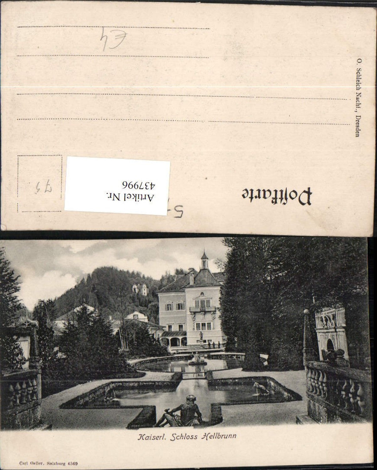 437996,Salzburg Schloss Hellbrunn Wasserbecken